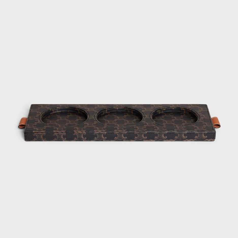 Celine o1w1db10526 4M0893 Size : OS / Candle Tray in Black/Brown Size ONE SIZE - 1 Thumbnail