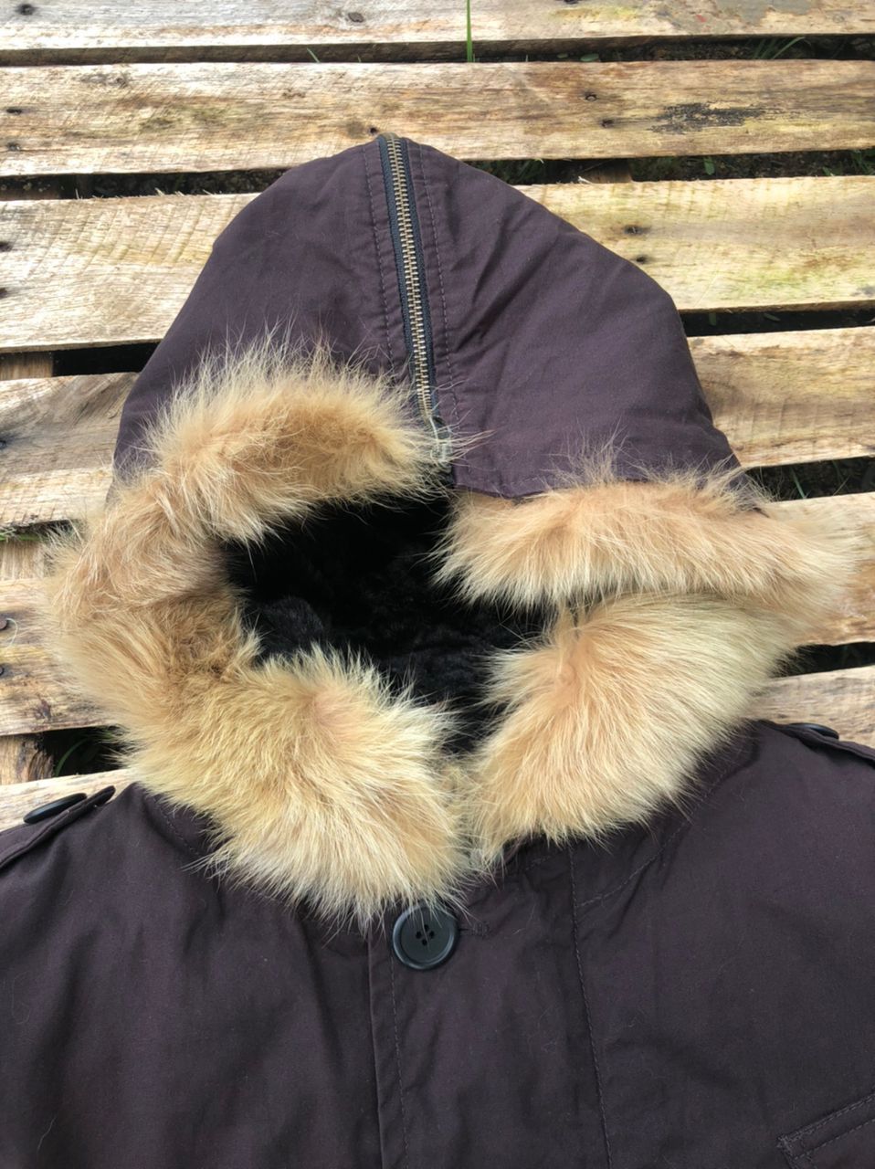 If Six Was Nine × Japanese Brand × PPFM Vintage PPFM Fur Parka Jacket Size US M / EU 48-50 / 2 - 3 Thumbnail