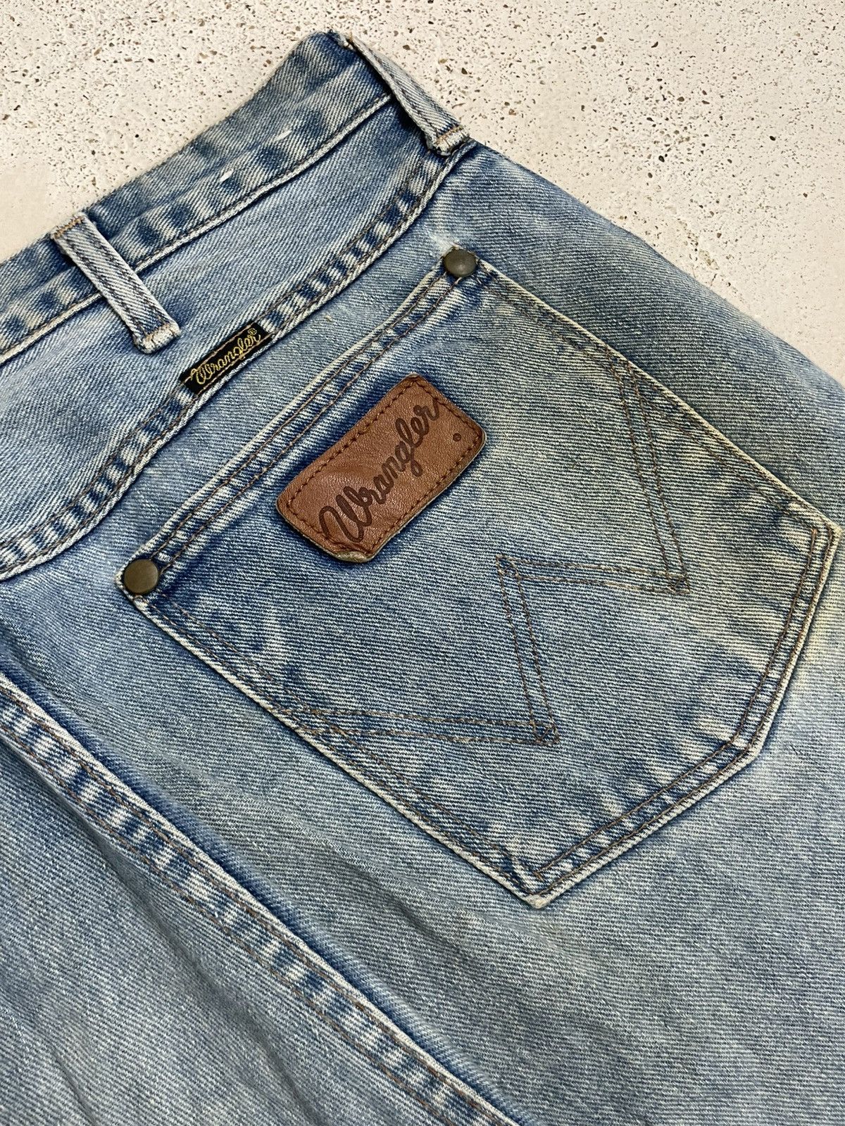 Wrangler Defect Rare Vintage Wrangler Scovill Button Japan Size US 34 / EU 50 - 19 Thumbnail