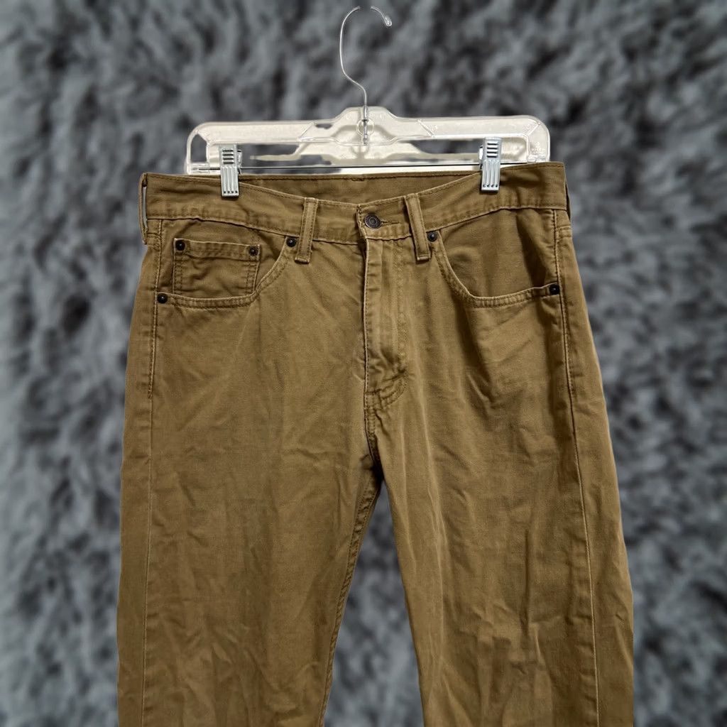 Levi's Levi's 505 Jeans Mens 32x32 Brown Regular Fit Denim White Tab Straight Leg 5-Pocket Capable Men Regular Size Type Jeans Mens Girls Boys Women Mens Size US 32 / EU 48 - 1 Thumbnail