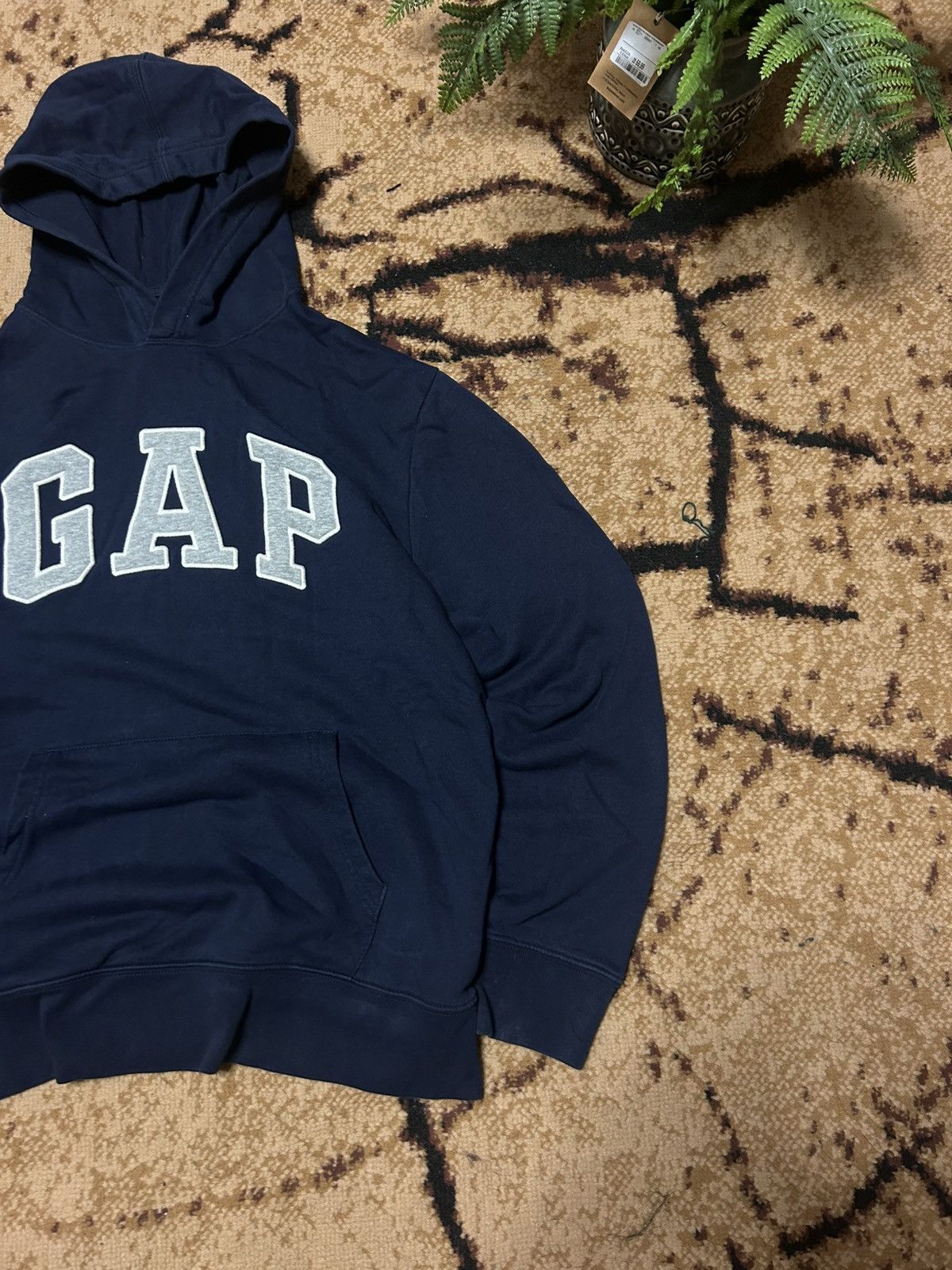 Gap × Vintage 00S vintage GAP Big logo oversized retro hoodie rare Size US L / EU 52-54 / 3 - 3 Thumbnail