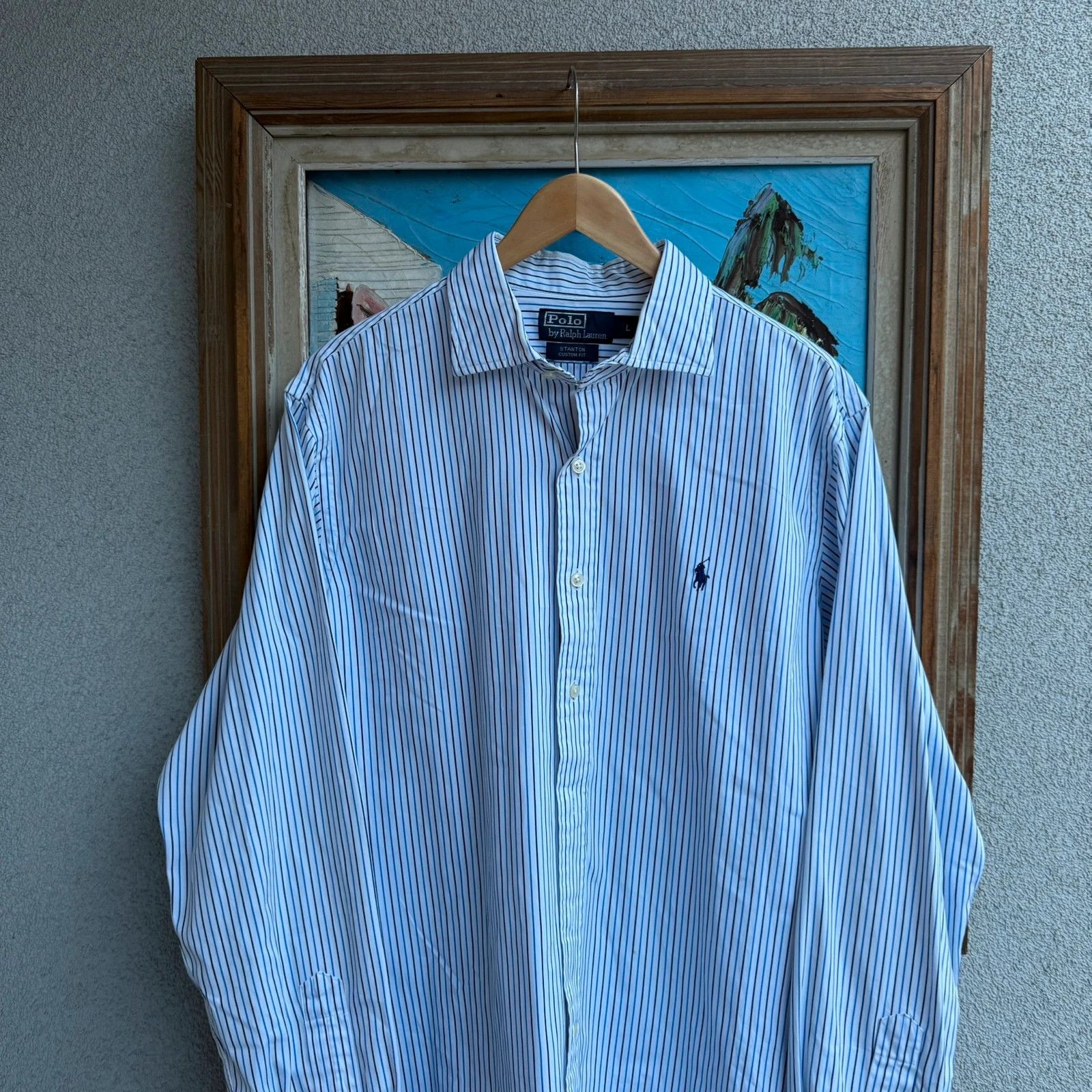 Polo Ralph Lauren Ralph Lauren Vintage 90s Shirt Striped Button Up Size US L / EU 52-54 / 3 - 3 Thumbnail