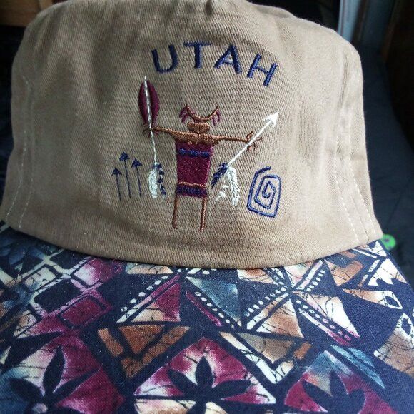 Other DS Vintage Utah Skinwalker Tribal Portal Uinta Aztec Hat Size ONE SIZE - 2 Thumbnail