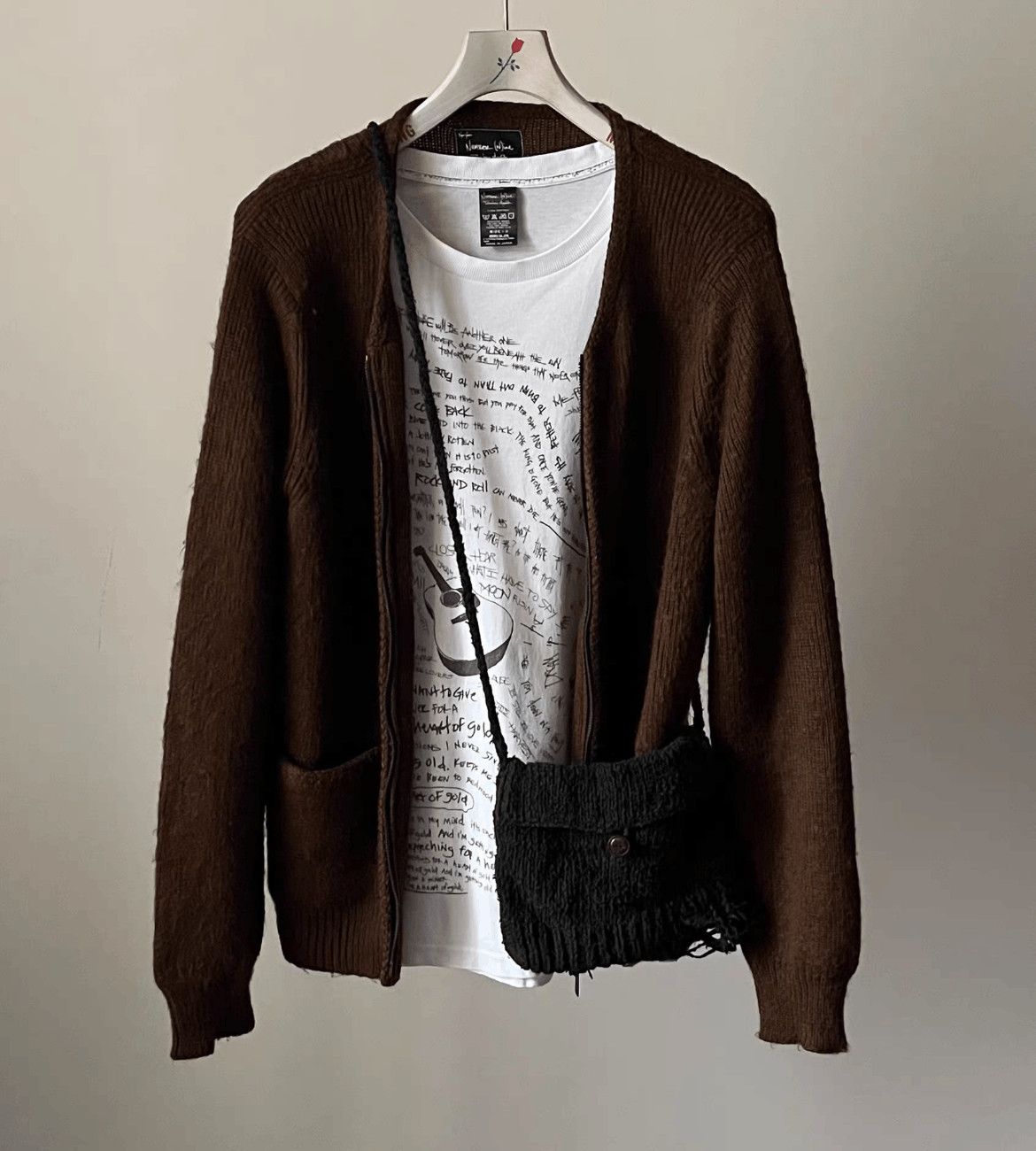 Number (N)ine Number (N)ine Sz 2 Number Nine 08AW River Phoenix Cardigan Size US M / EU 48-50 / 2 - 1 Thumbnail