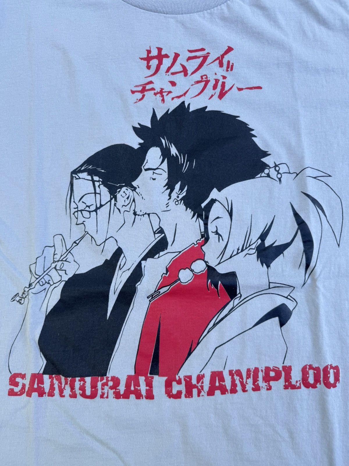 Anime Vintage Samurai Champloo anime tee Size US XXL / EU 58 / 5 - 1 Thumbnail