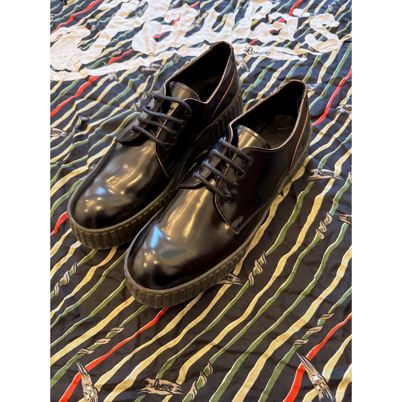 Acne Studios $540 Acne Studios Bentigo Derby Shoes - Black - 11 - 44 Size US 11 / EU 44 - 7 Thumbnail