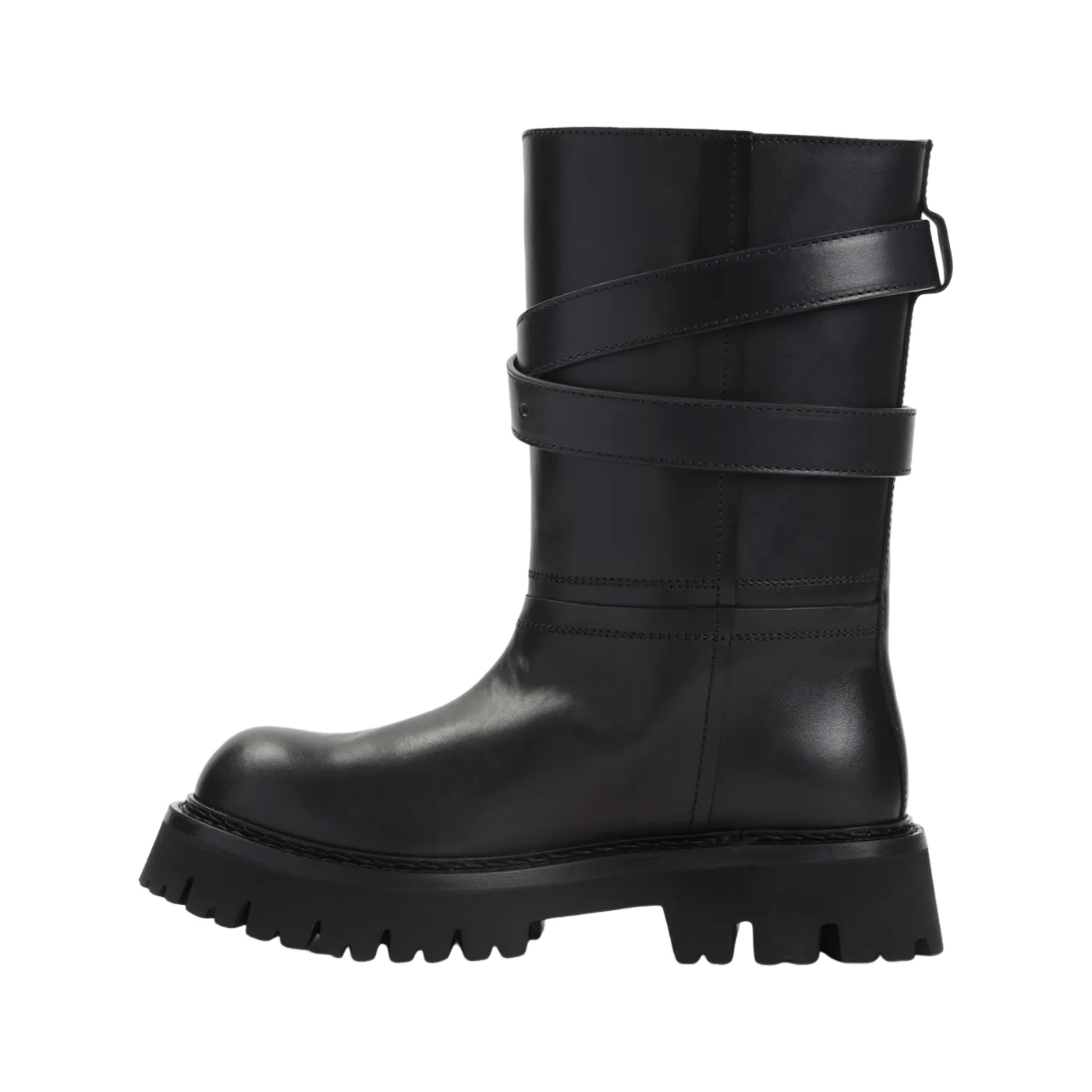 Moschino MOSCHINO Black Leather Boots New & Authentic Size US 10 / IT 40 - 2 Thumbnail