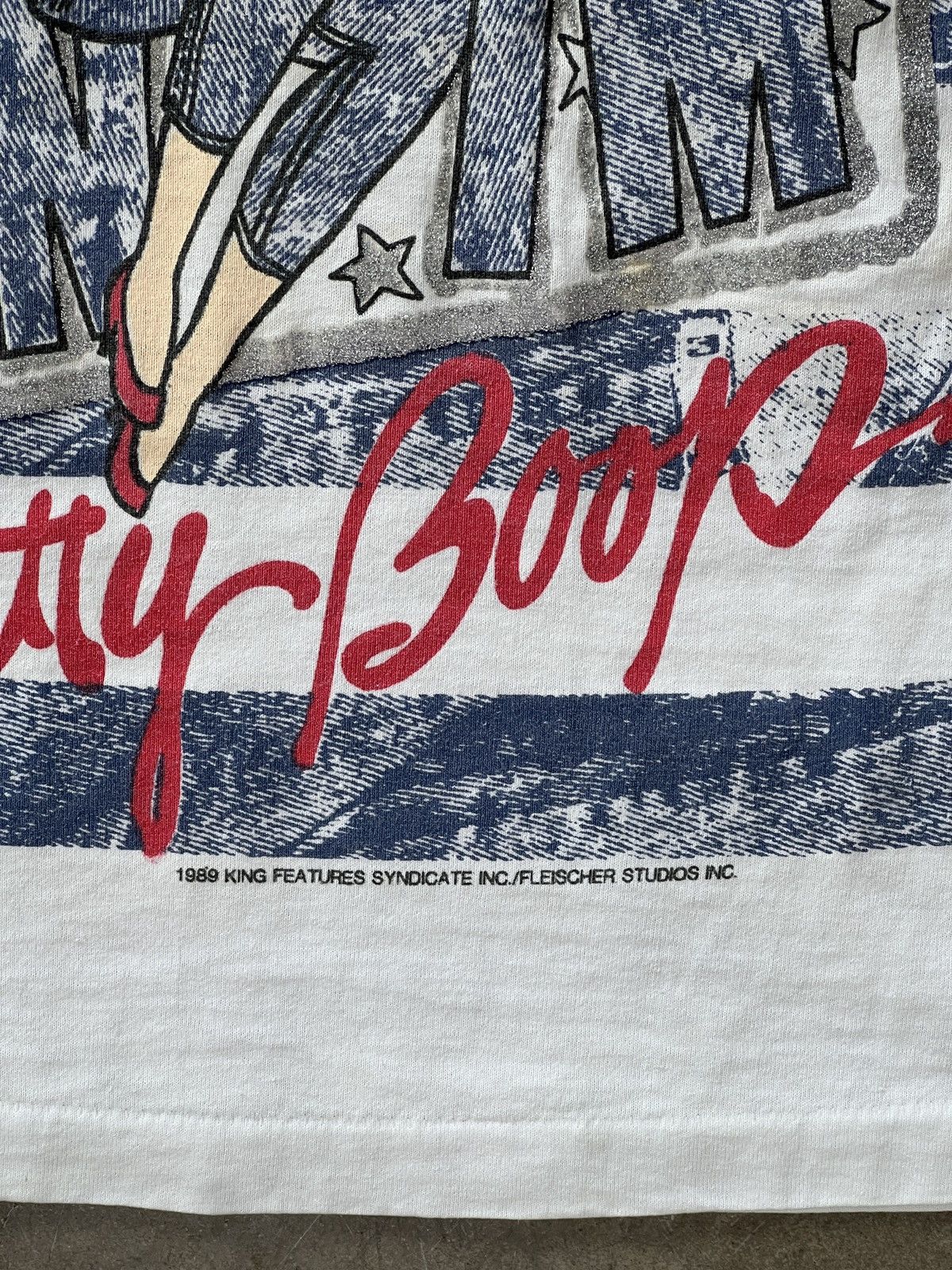 Vintage Vintage 1989 Betty Boop Denim Single Stitch Tee Medium Size US M / EU 48-50 / 2 - 8 Thumbnail