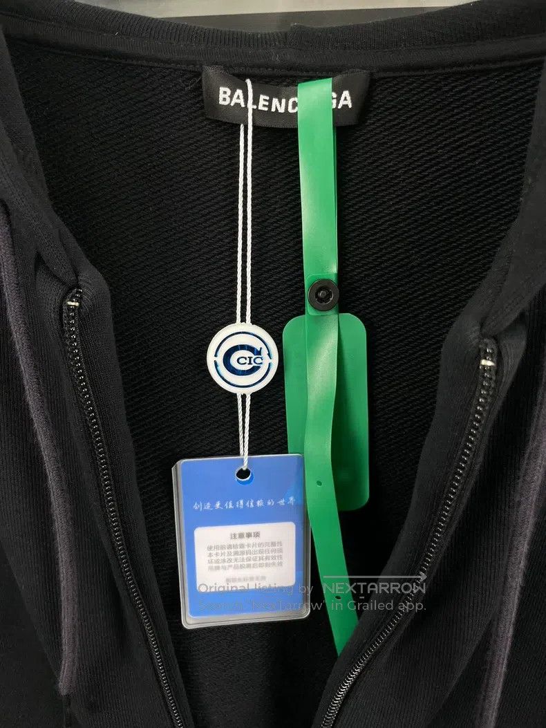 Balenciaga Balenciaga Back Logo Jacket Size US S / EU 44-46 / 1 - 2 Thumbnail