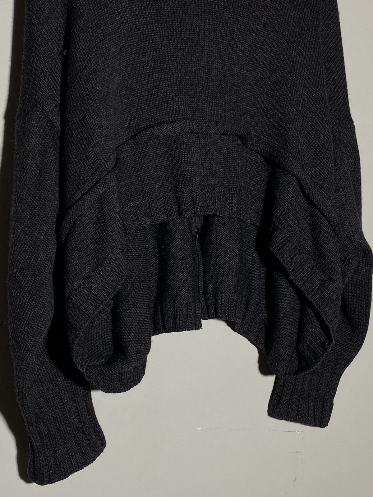 Rundholz Vintage Rundholz Avant Garde Women’s Knit Sweater Double Hem Size ONE SIZE - 4 Thumbnail