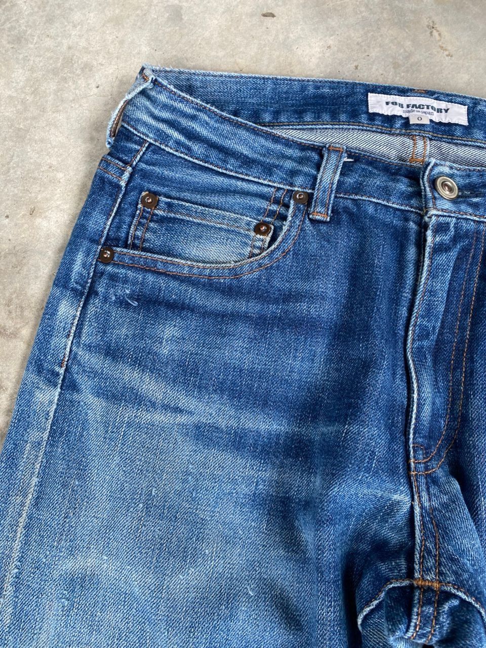 FOB Factory 💥BEST OFFER💥FOB FACTORY REDLINE SELVEGDE DENIM JEANS Size US 30 / EU 46 - 9 Thumbnail