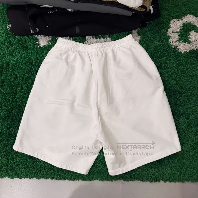 Balenciaga Balenciaga size M White Embroidered Logo Shorts Size US 27 - 2 Thumbnail
