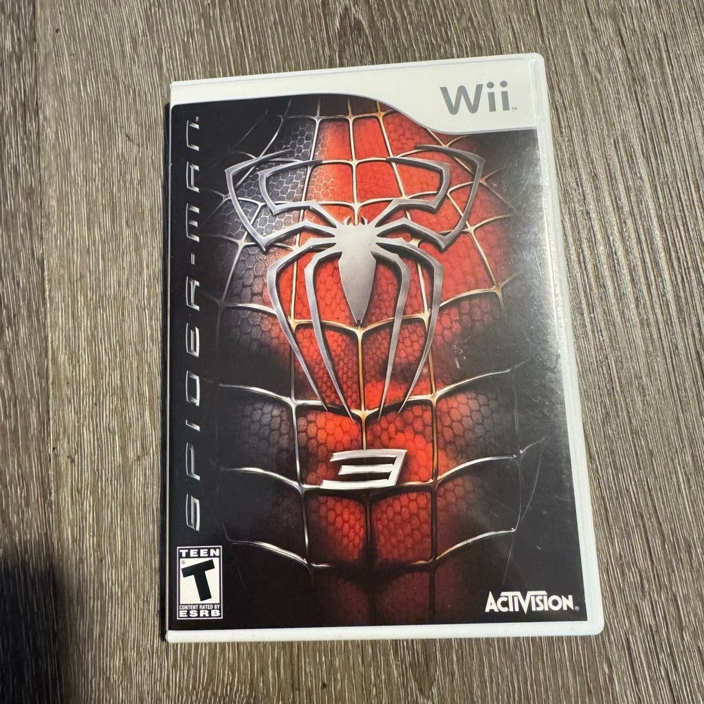 Marvel Comics Wii Activision Spider-Man 3 Video Game Size ONE SIZE - 2 Thumbnail