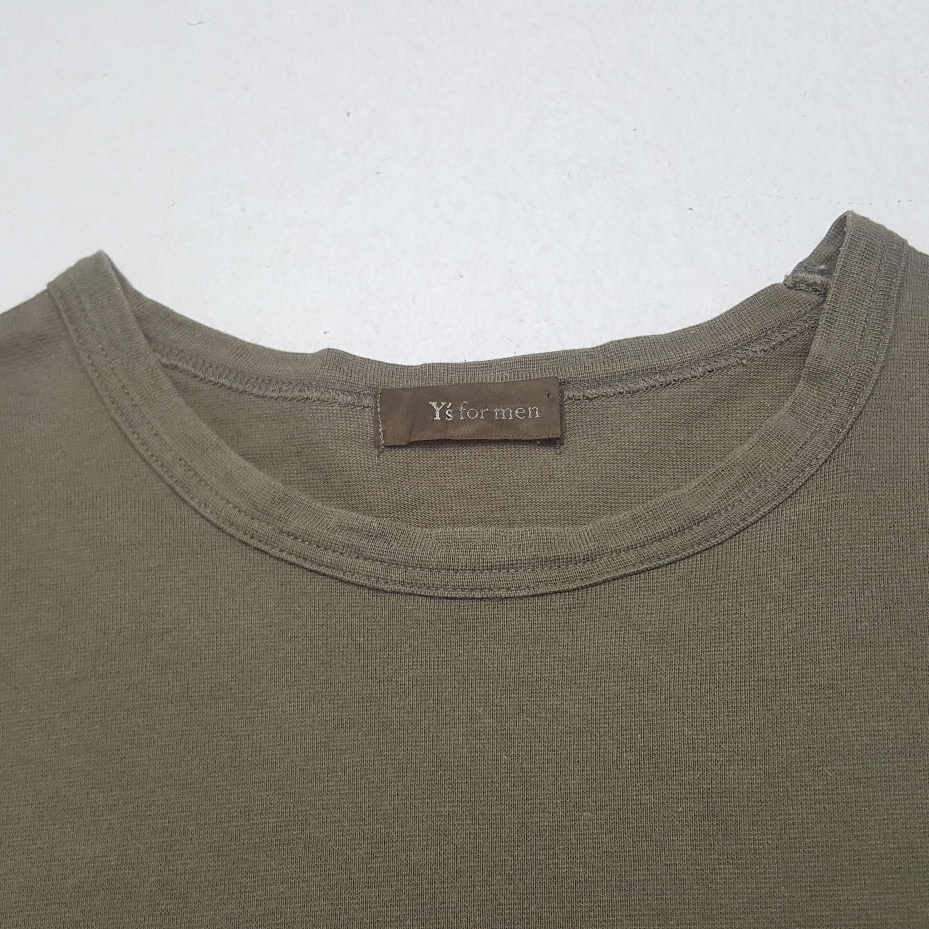 Japanese Brand × Vintage × Y's for Men Vintage Y's For Men by Yohji Yamamoto Plain Japan Tshirt Size US L / EU 52-54 / 3 - 3 Thumbnail