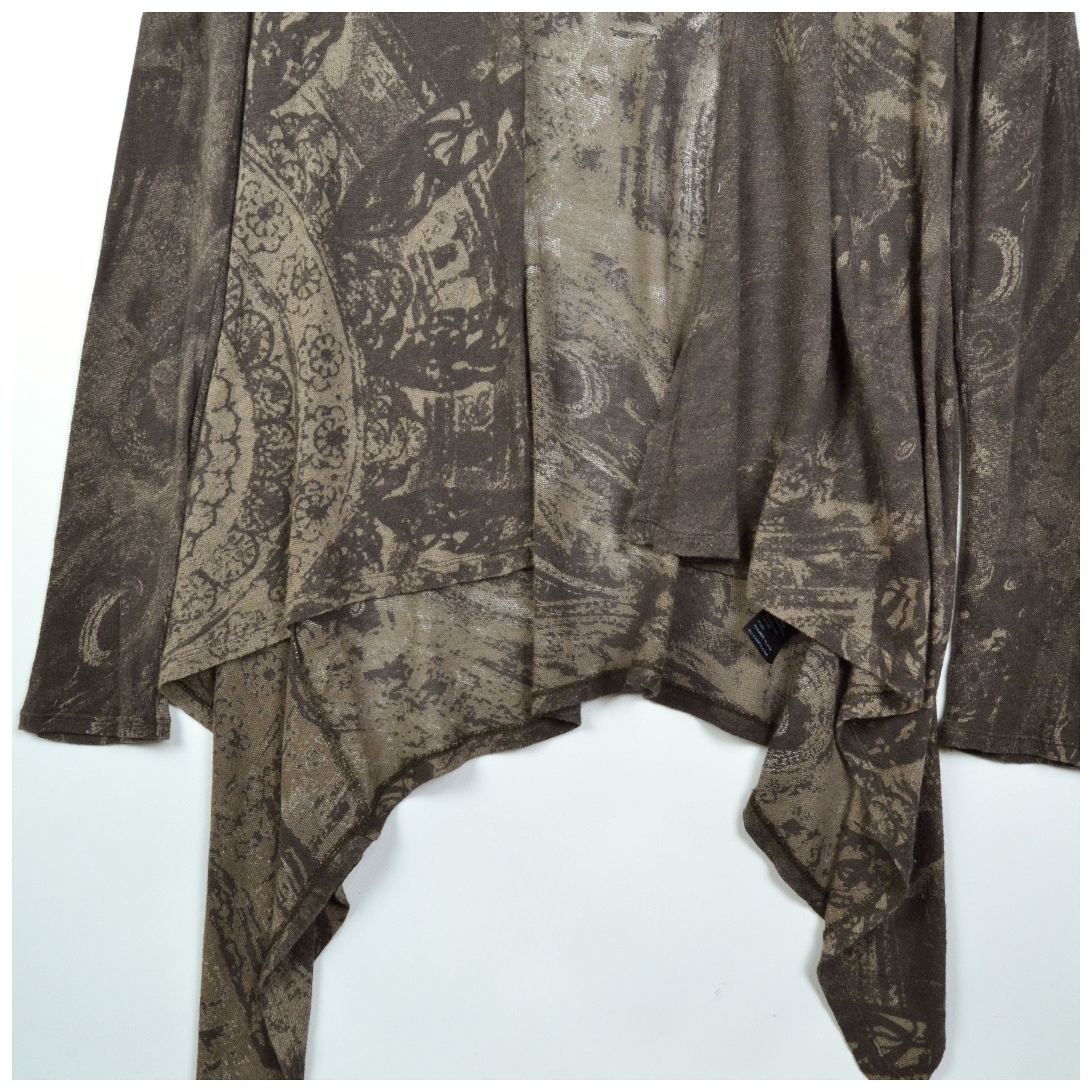 Allsaints AllSaints Open Cardigan Womens Brown Lightweight Knitted US4 Size S / US 4 / IT 40 - 6 Thumbnail