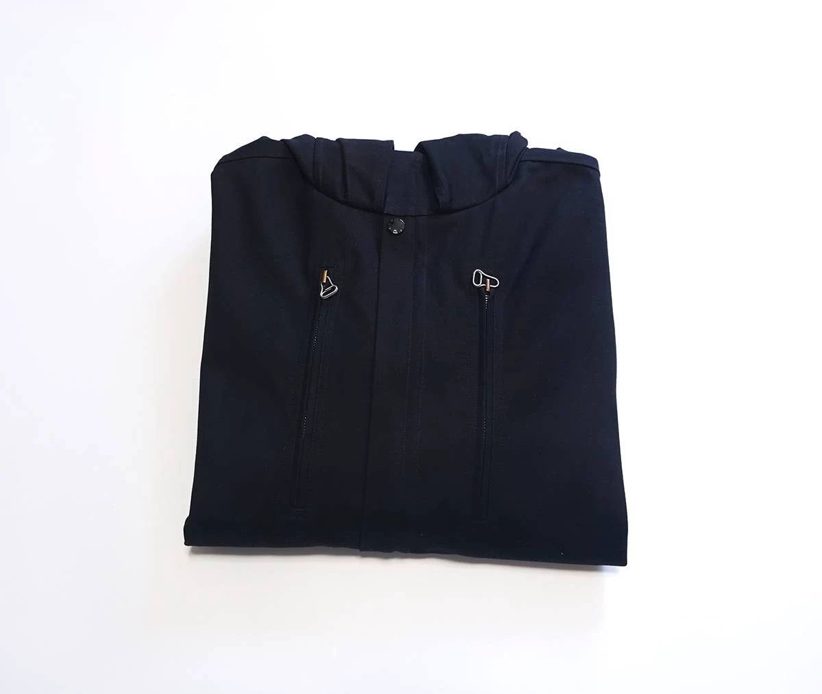 3MAN 3MAN SPORTS JACKET UK Made Cotton Canvas Hooded Black L Size US L / EU 52-54 / 3 - 6 Thumbnail