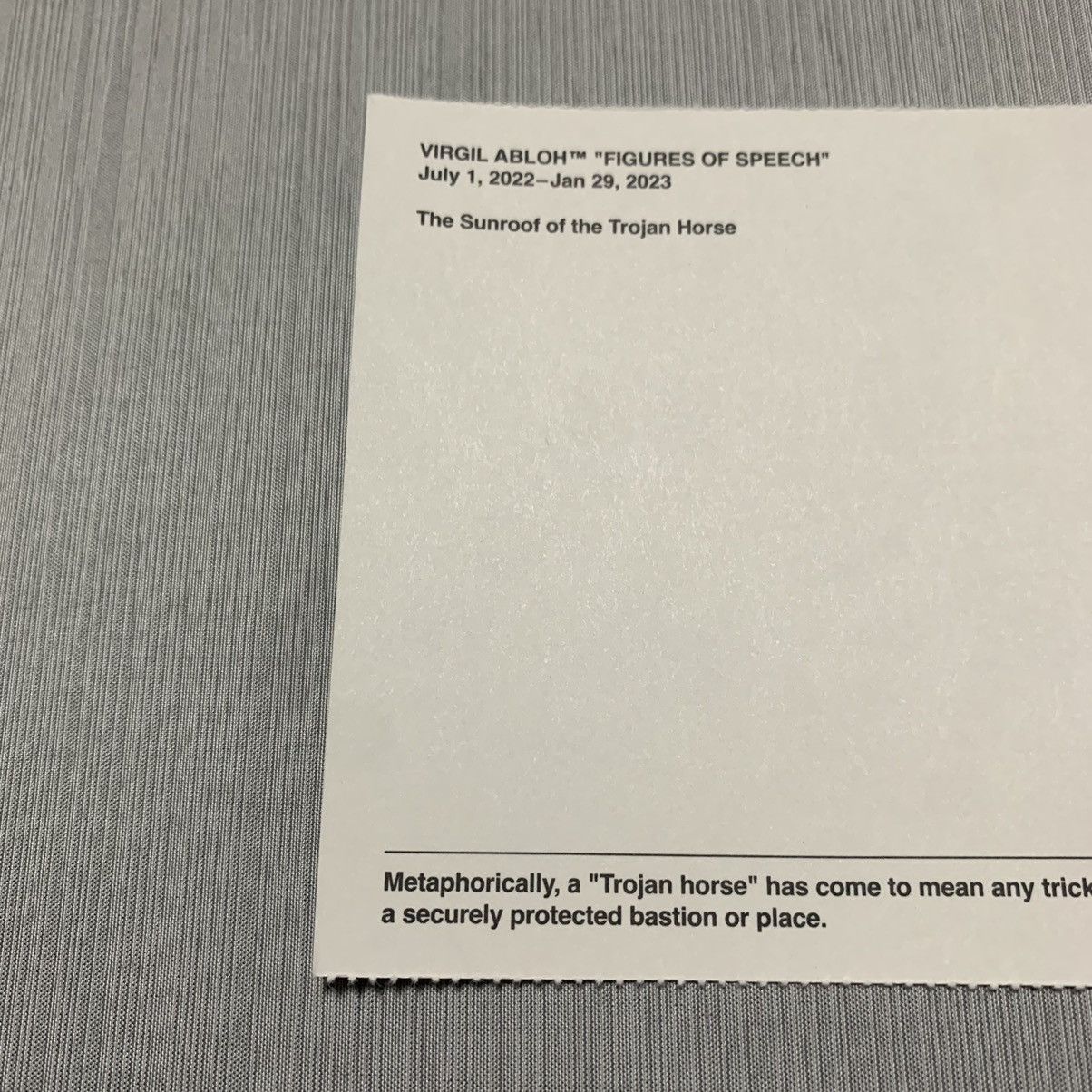 Virgil Abloh Virgil Abloh Postcard “Home” Size ONE SIZE - 7 Thumbnail