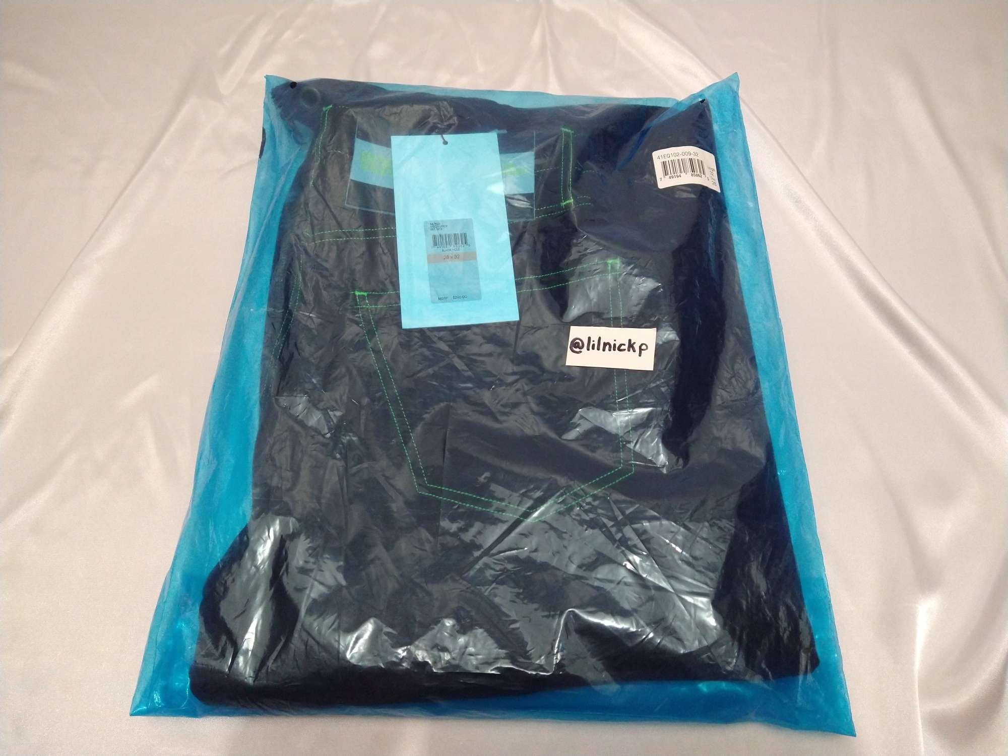 Calvin Klein 205W39NYC EST. 1978 Baggy Black Hole Jeans Size US 28 / EU 44 - 12 Thumbnail