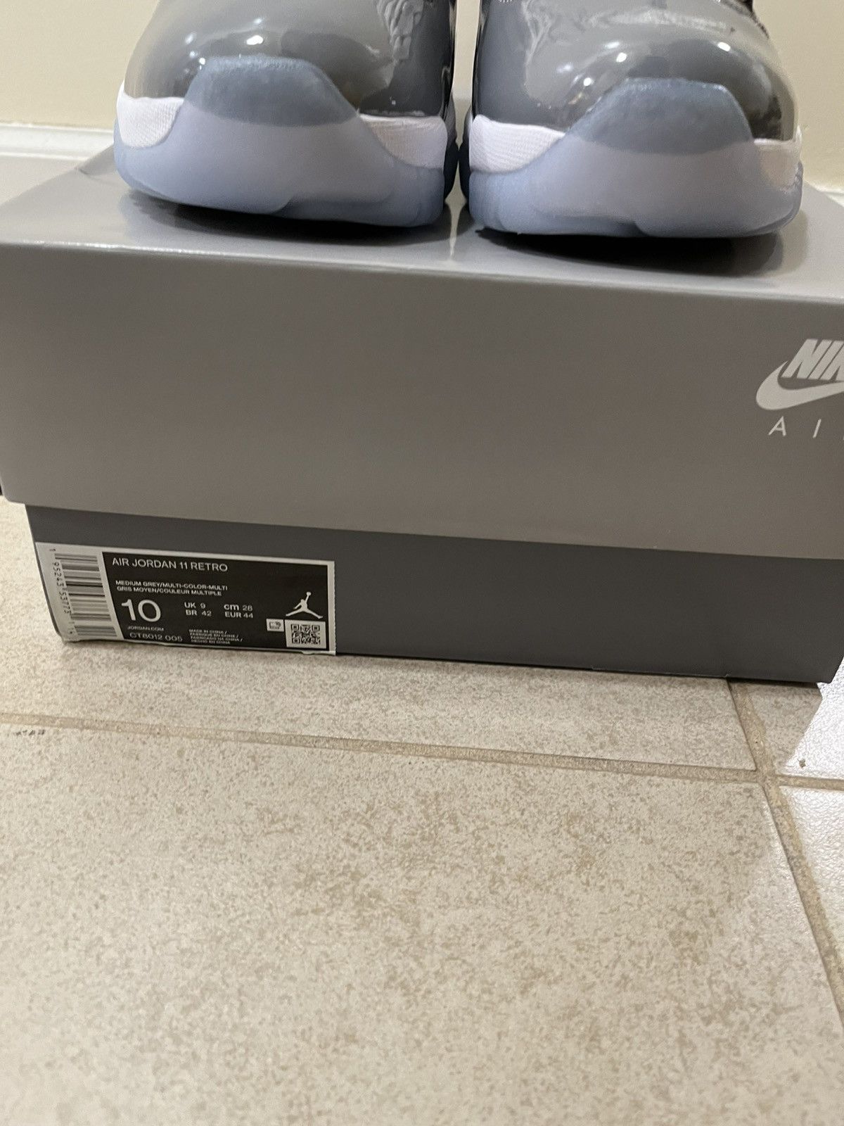 Jordan Brand Jordan 11 Retro Cool Grey Sz 10us Size US 10 / EU 43 - 2 Thumbnail