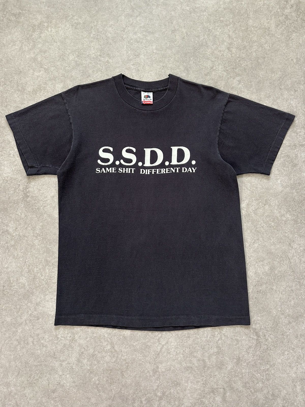 Vintage Vintage Same Shit Different Day Shirt Dark Humor Punk Tee Size US L / EU 52-54 / 3 - 7 Thumbnail