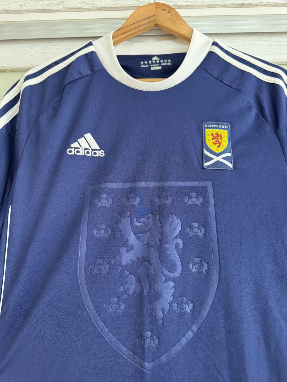 Adidas Scotland 2010-2011 Home Soccer Jersey Football Shirt Kit Size US M / EU 48-50 / 2 - 5 Thumbnail