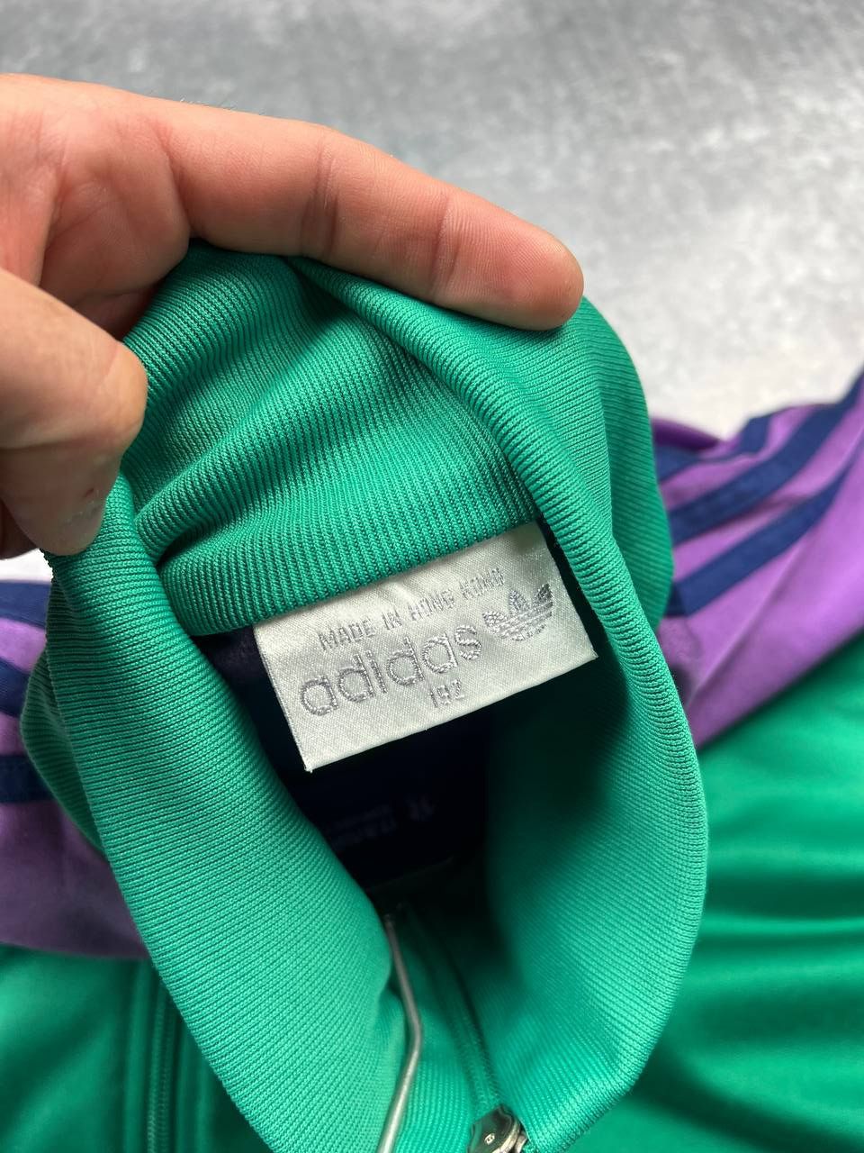 Adidas × Vintage vintage adidas full zip track top jacket made in hong kong Size US L / EU 52-54 / 3 - 8 Thumbnail