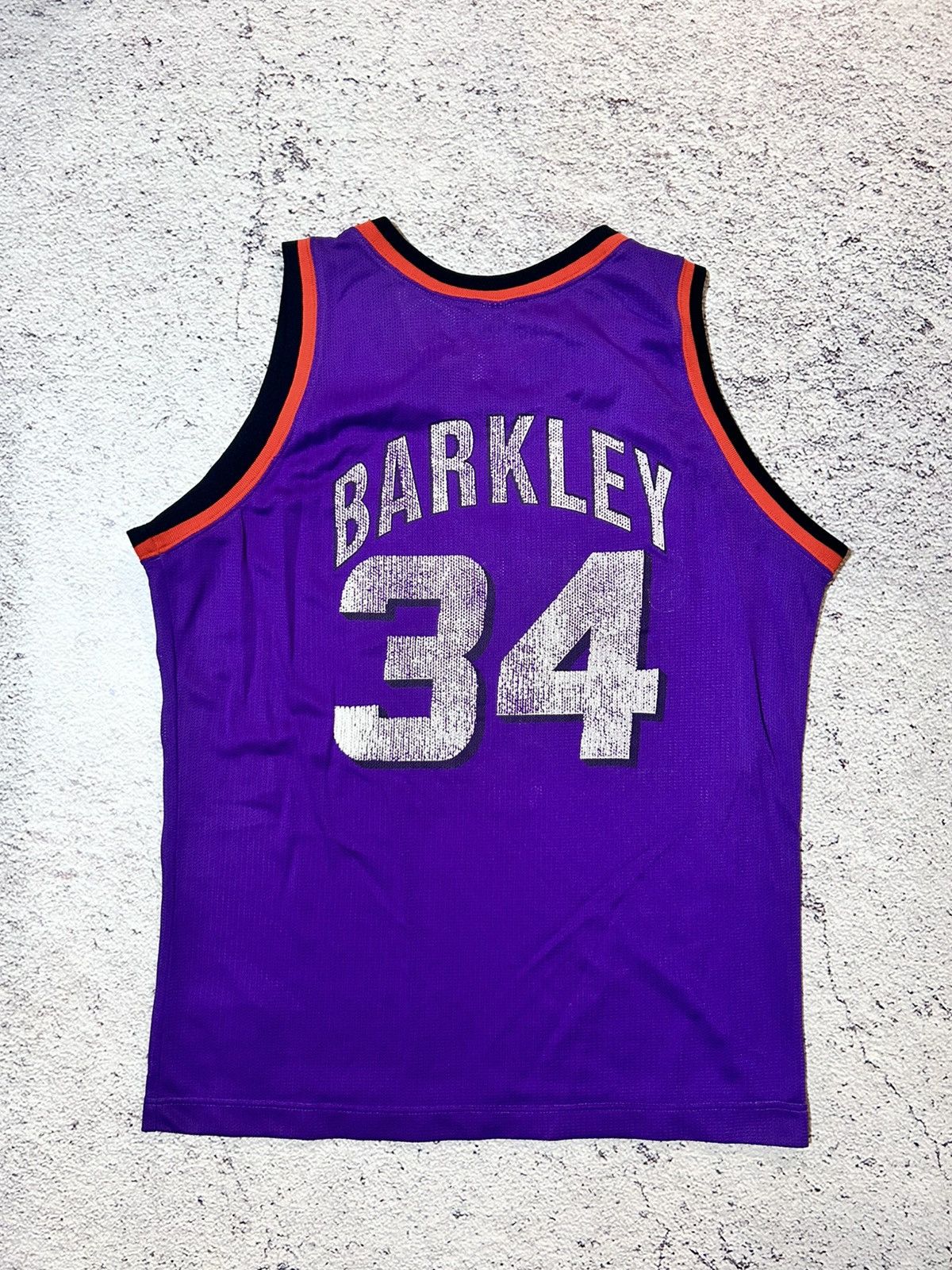 Champion Champion Charles Barkley Phoenix Suns Away NBA Vintage Size US M / EU 48-50 / 2 - 8 Thumbnail