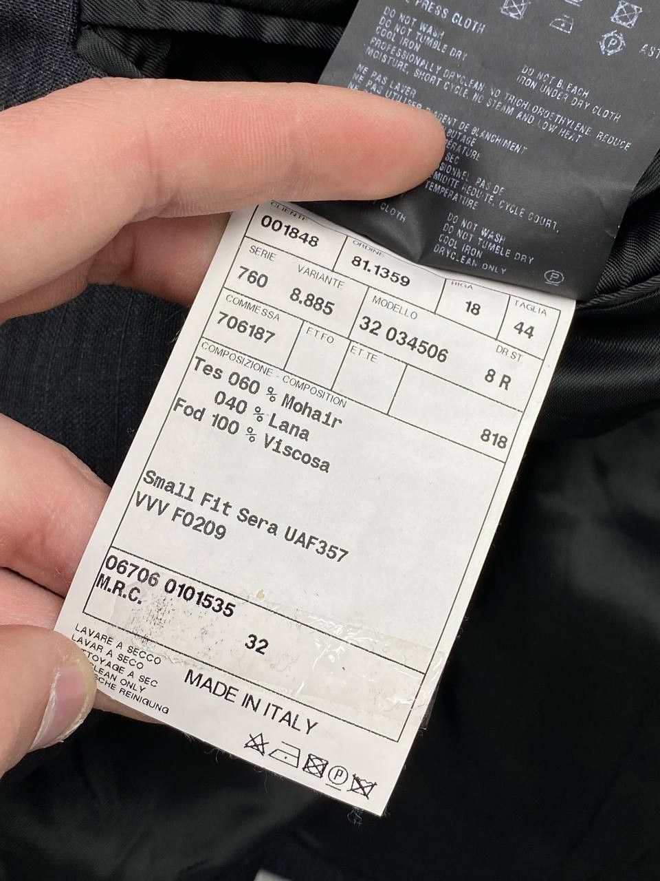 Prada Prada Classic Suit Wool Blazer And Pants Size 44R - 9 Thumbnail