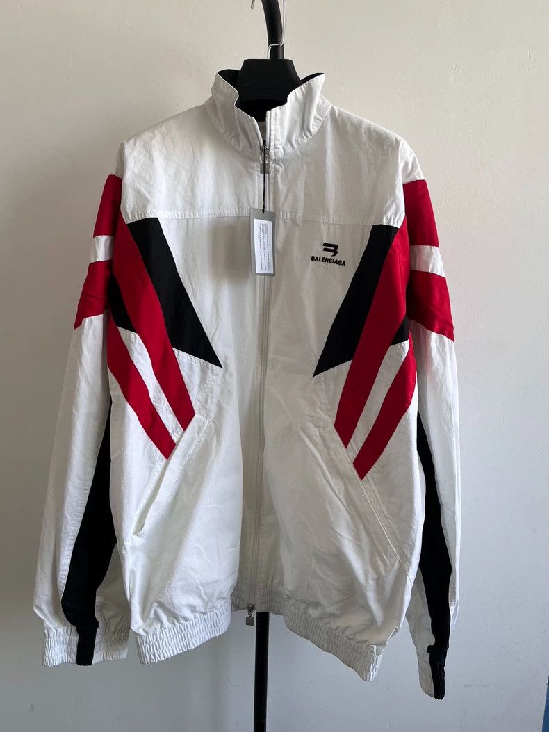 Balenciaga Balenciaga Contrast paneled zip-up sunscreen blazer jacket Size US XS / EU 42 / 0 - 1 Thumbnail
