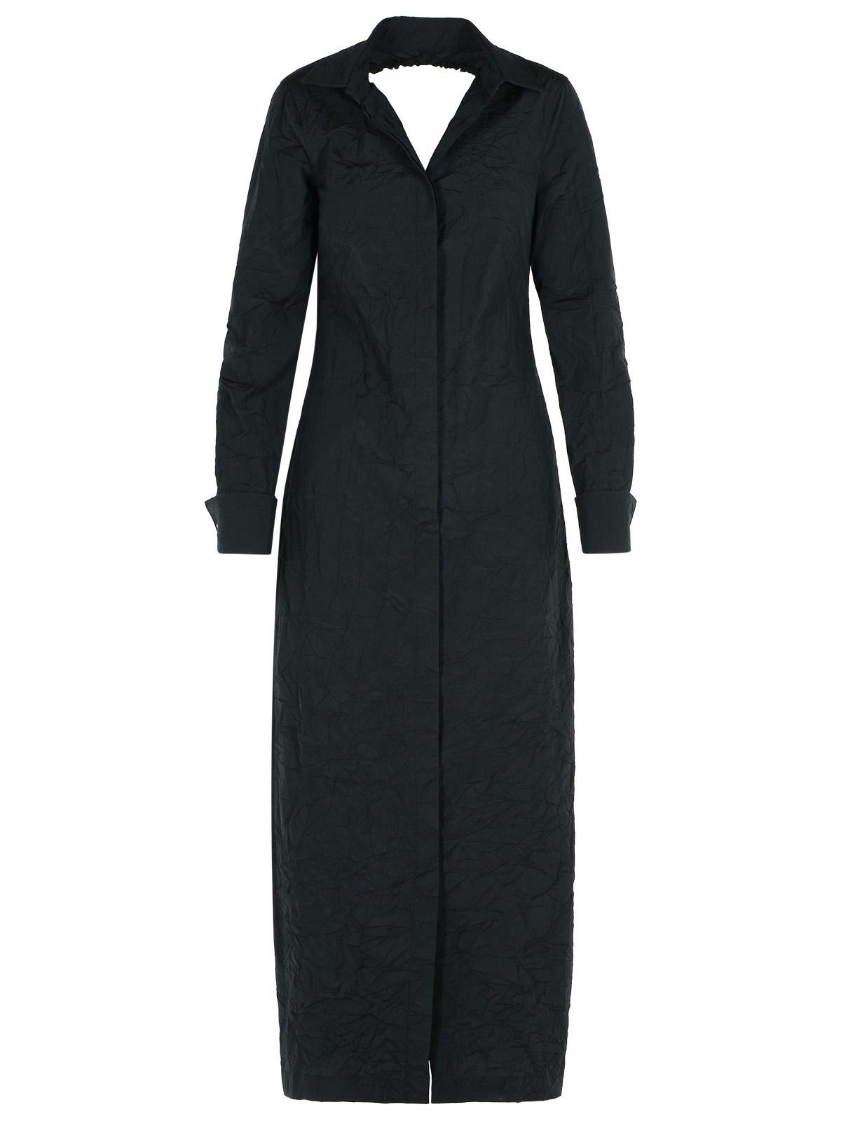 Max Mara MAX MARA 'Rovigo' Black Cotton Blend Dress Size XS / US 0-2 / IT 36-38 - 1 Thumbnail