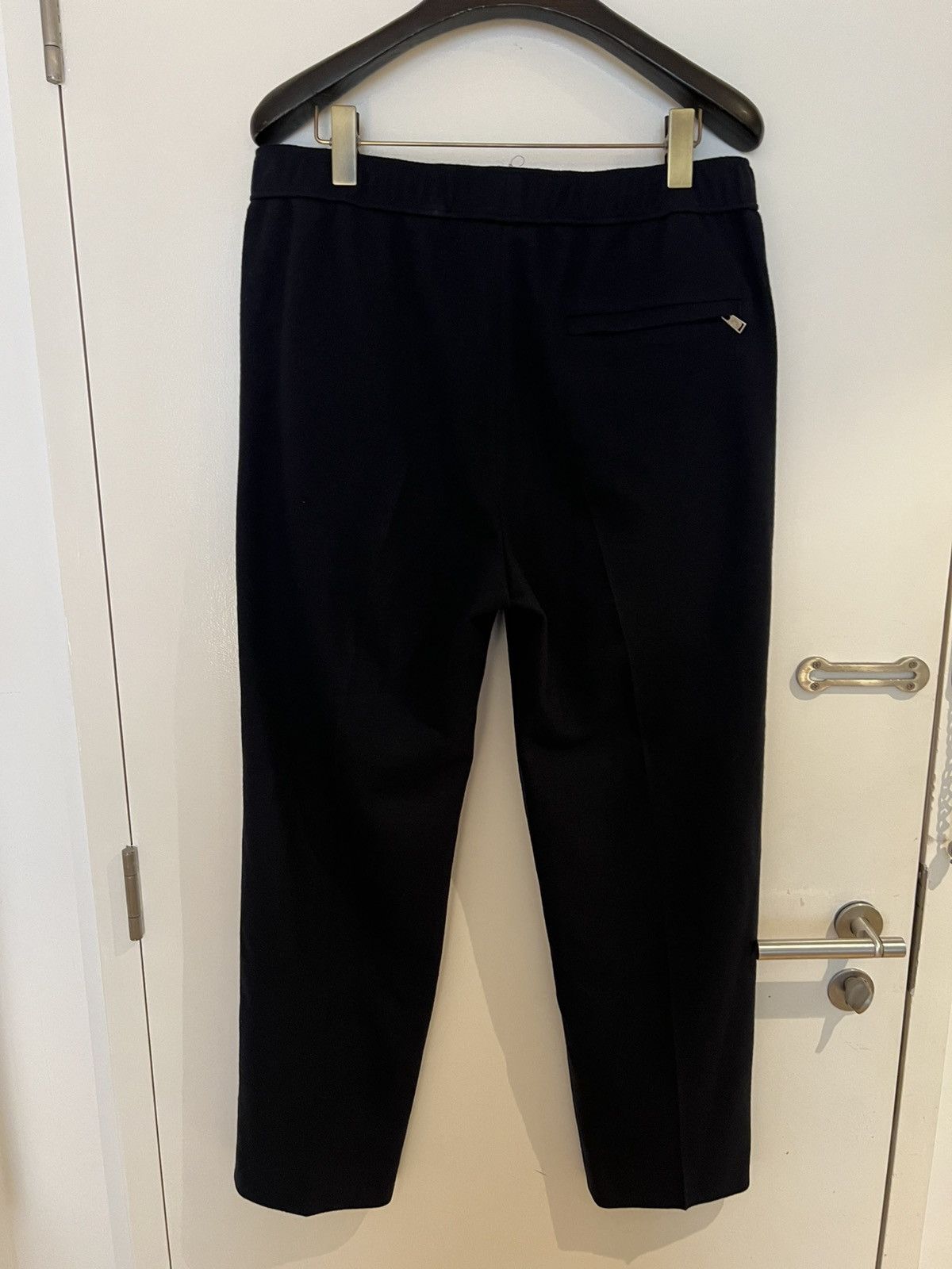 Lanvin LANVIN Wool Drawstring Trousers Navy Size US 41 - 8 Thumbnail