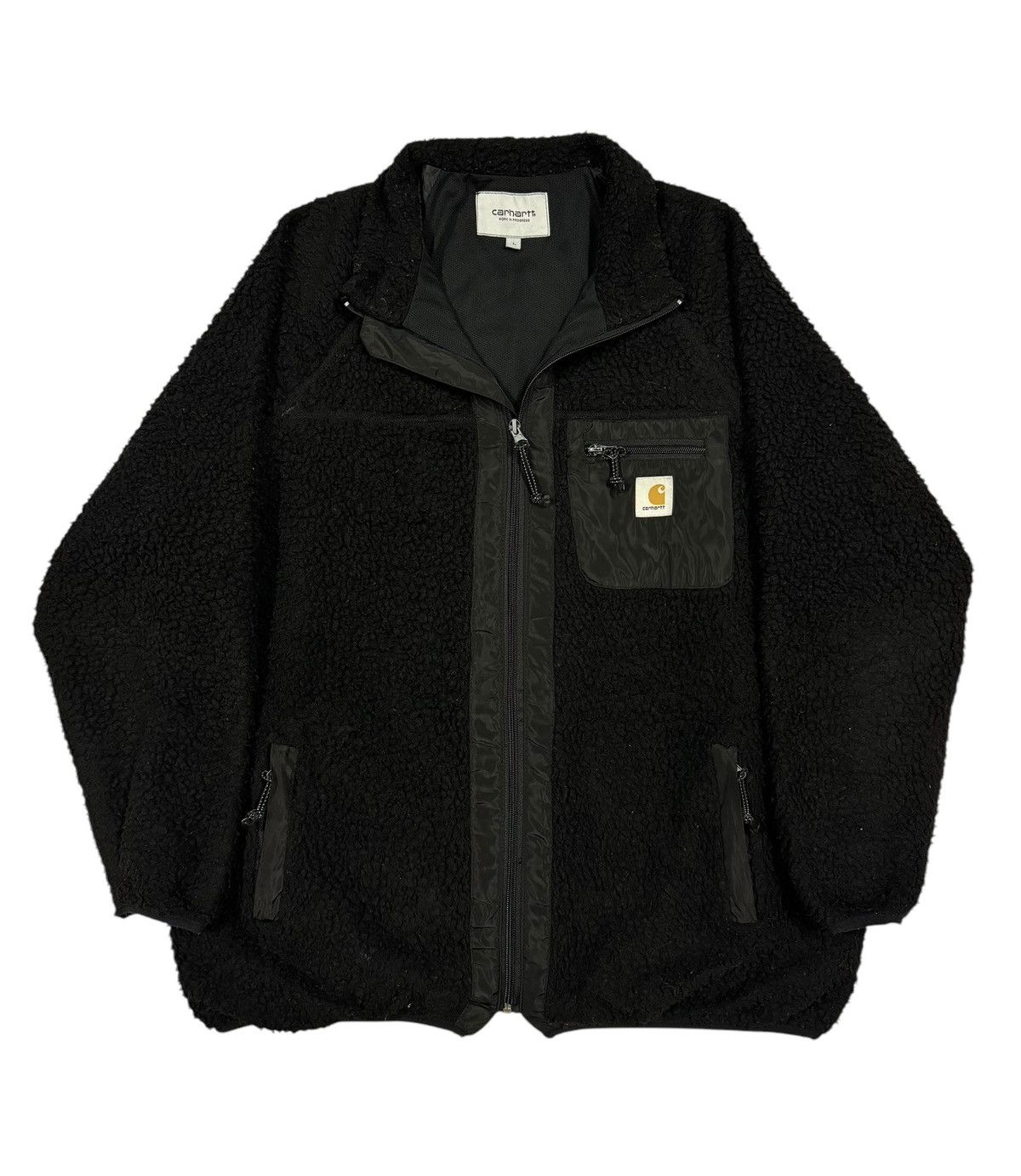 Carhartt Carhartt Wip Prentis Liner Black Jacket/Sherpa Fleece#20 Size US L / EU 52-54 / 3 - 1 Thumbnail