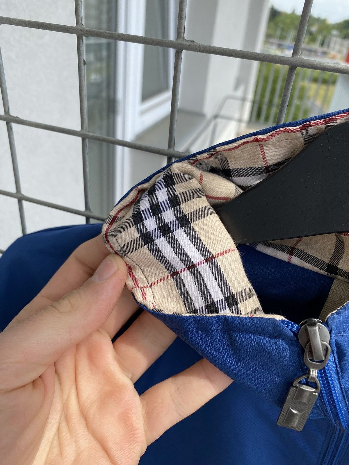 Vision Streetwear Checkered track jacket in Burberry style (replica) Size US M / EU 48-50 / 2 - 3 Thumbnail