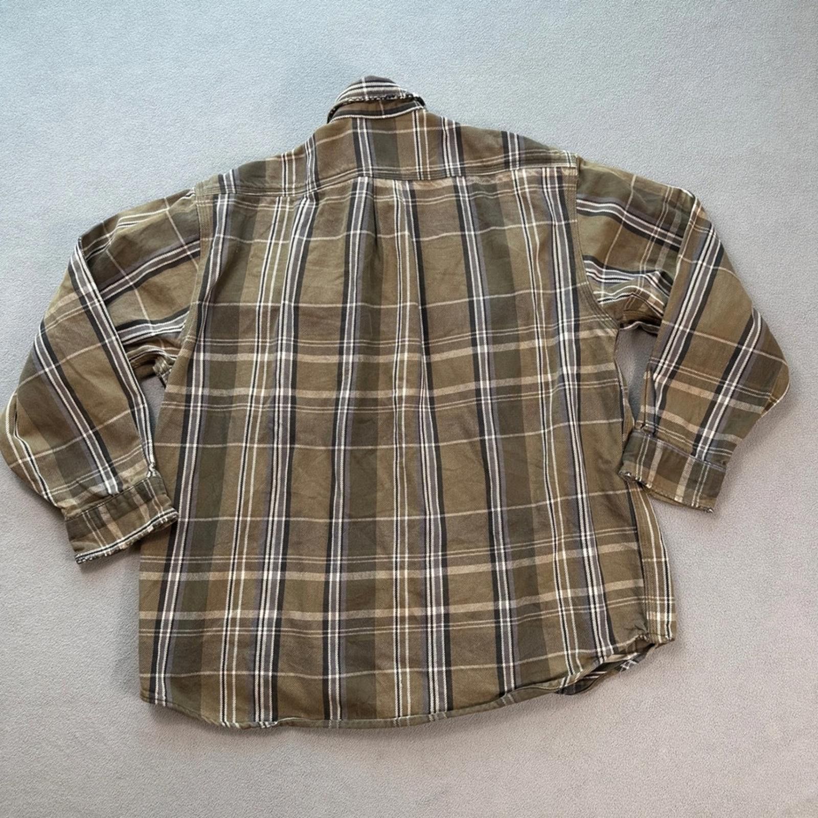 Carhartt Carhartt Men's Plaid Flannel Shirt L Long Sleeve Button Up Size US L / EU 52-54 / 3 - 2 Thumbnail