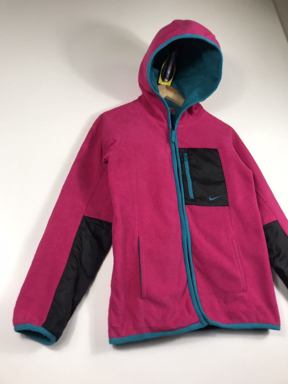 Nike × Vintage ⚡️Vintage Y2K Nike the athletic dept Fleece Hooded Sweater Size M / US 6-8 / IT 42-44 - 2 Thumbnail