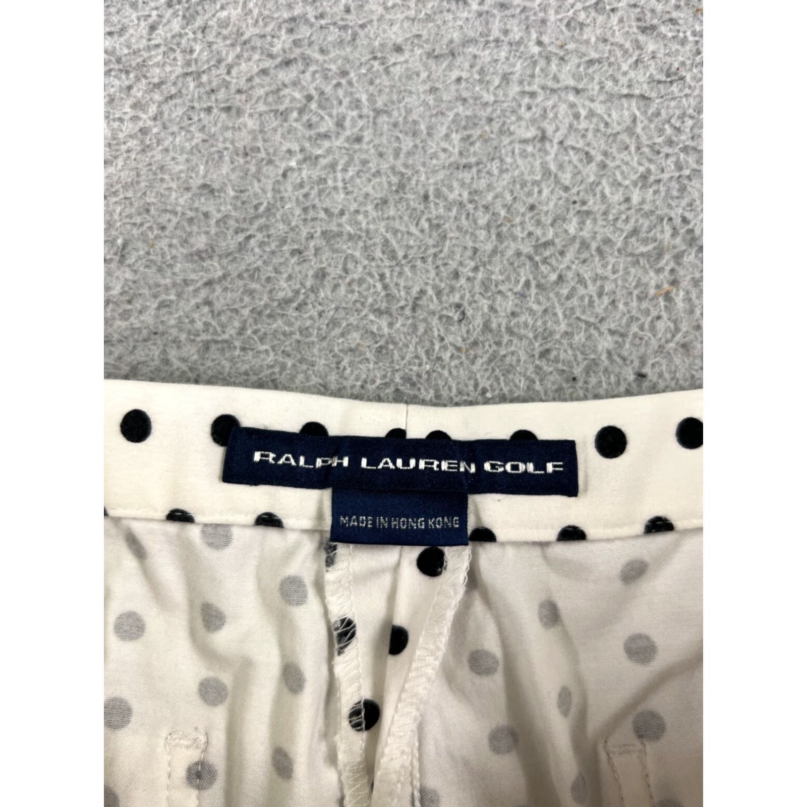 Ralph Lauren Ralph Lauren Golf Shorts Womens 12 White Polka Dot Cotton Blend Activewear Stretch Pockets Size 34" / US 12 / IT 48 - 7 Thumbnail