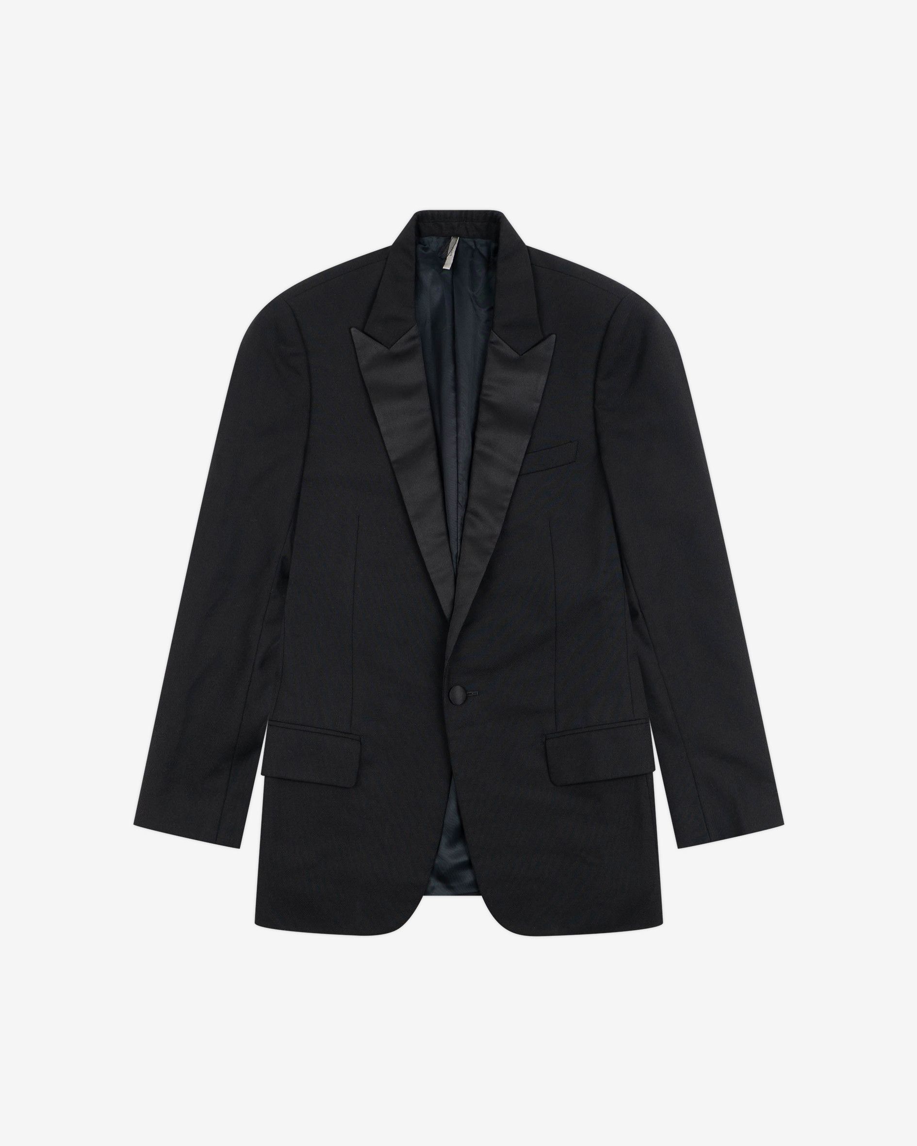 Dior Black Classic Smoking Blazer (SS02) Size US S / EU 44-46 / 1 - 1 Thumbnail