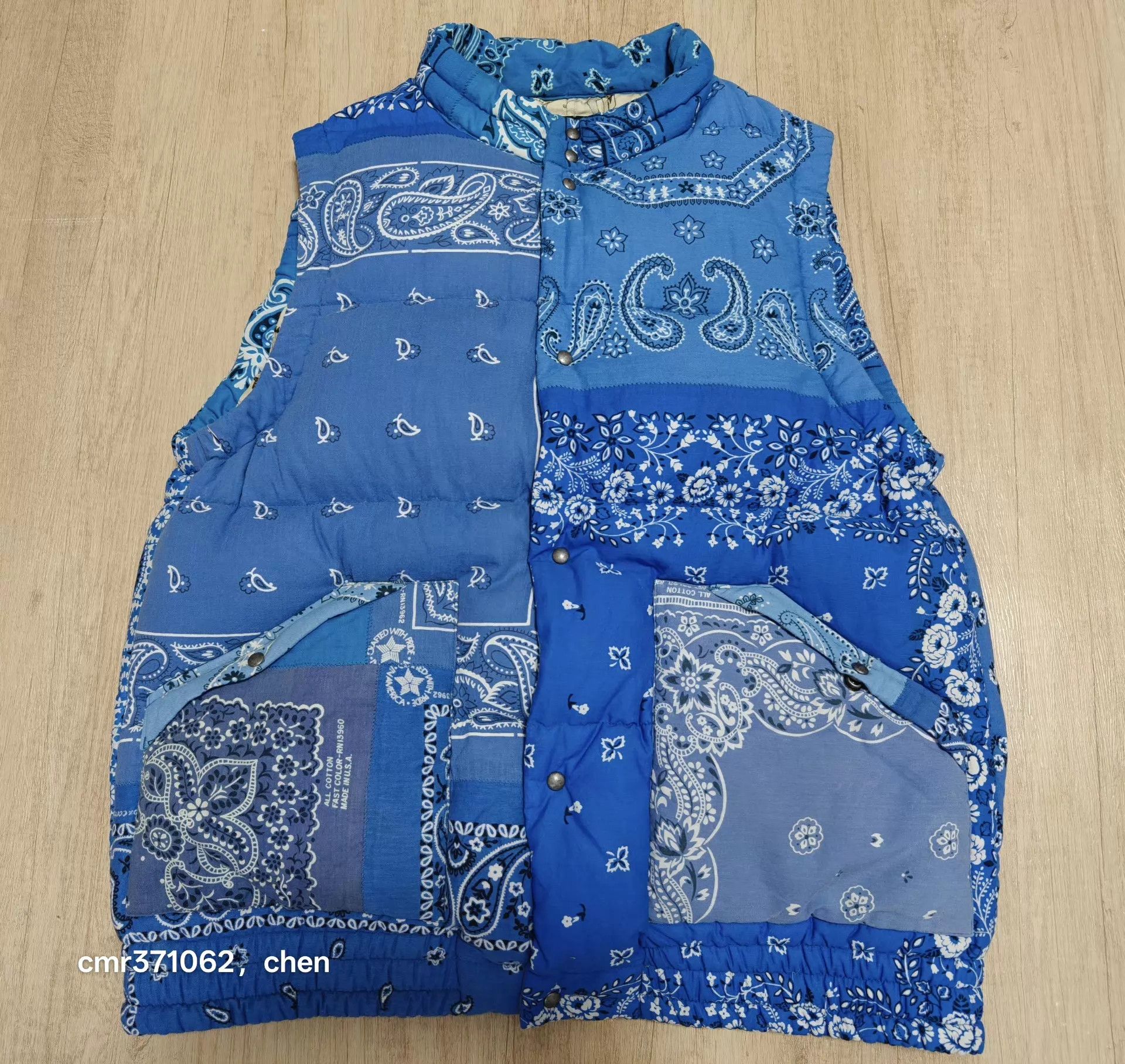 Visvim VISVIM 22 ICT INSULATOR DOWN VEST Blue 4 Near New Size US XL / EU 56 / 4 - 1 Thumbnail
