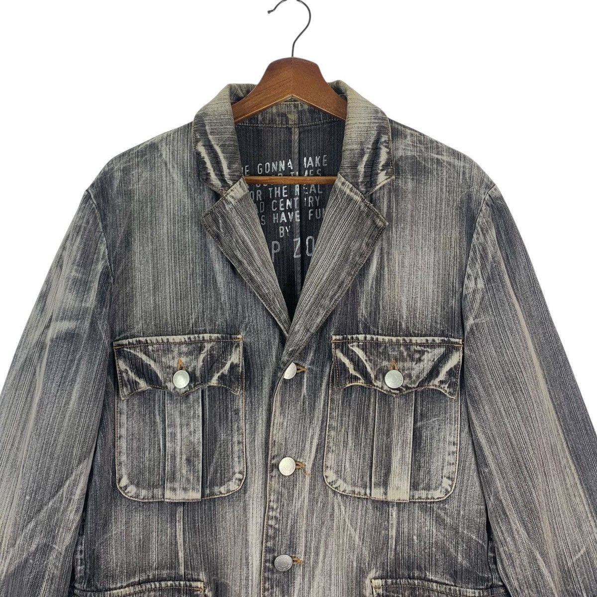Vintage Vintage Trap Zone Button Cotton Jacket Size US M / EU 48-50 / 2 - 2 Thumbnail