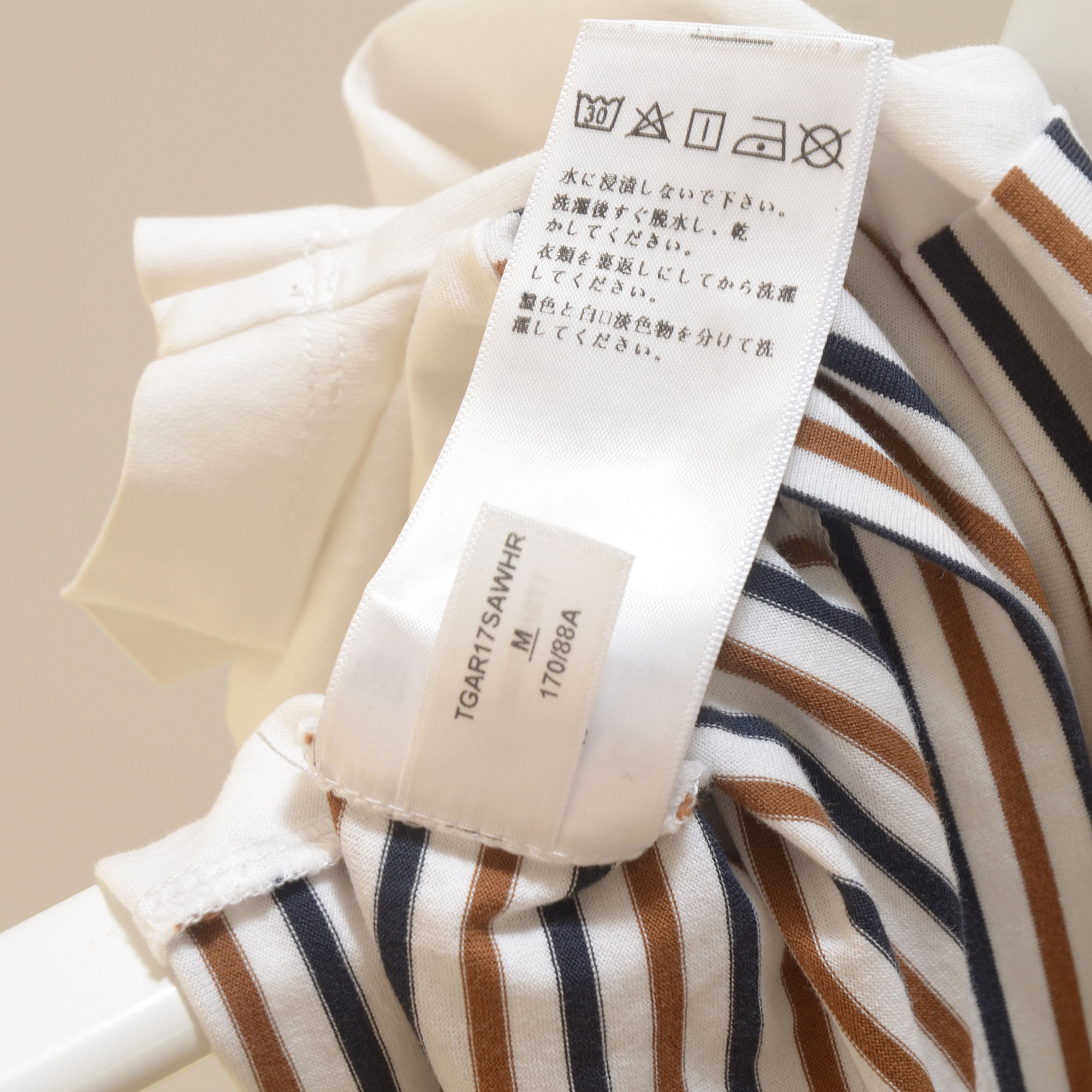 Aquascutum Aquascutum Short Sleeve Polo White Perfect T-Shirt Stripe Size US M / EU 48-50 / 2 - 8 Thumbnail