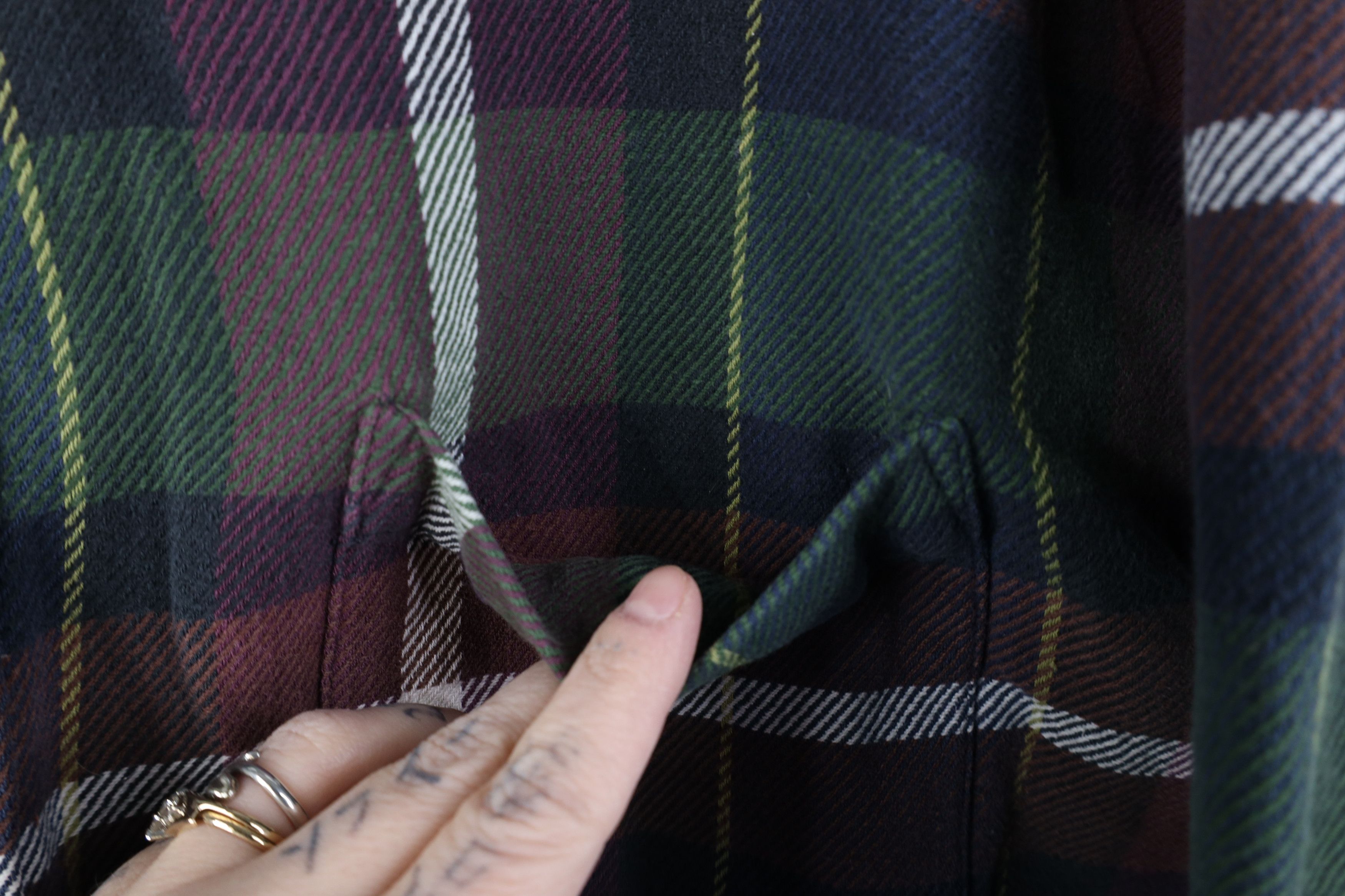 Vintage Vintage 90s Streetwear Flannel Collared Button Down Shirt Size US XL / EU 56 / 4 - 7 Thumbnail