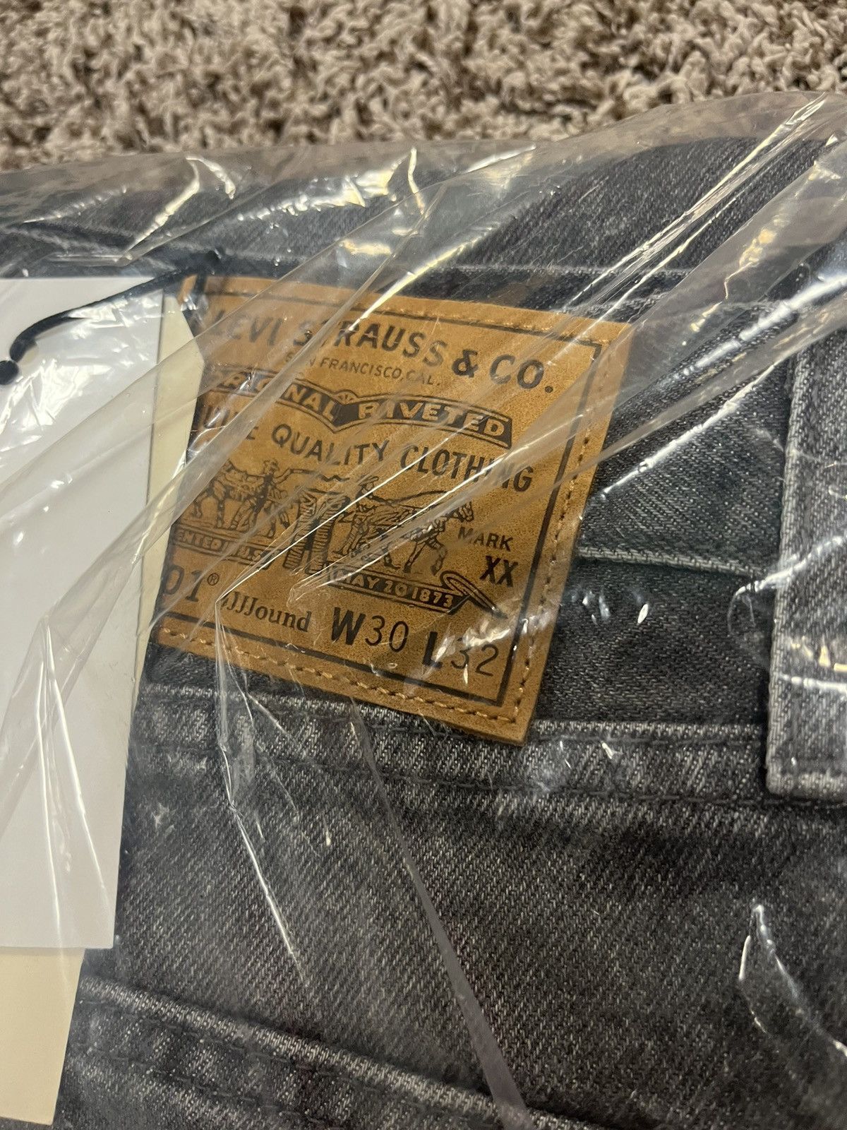 JJJJound × Levi's Levi’s JJJJound 501 ‘93 Jean Grey Stonewash SZ 30 Size US 30 / EU 46 - 2 Thumbnail