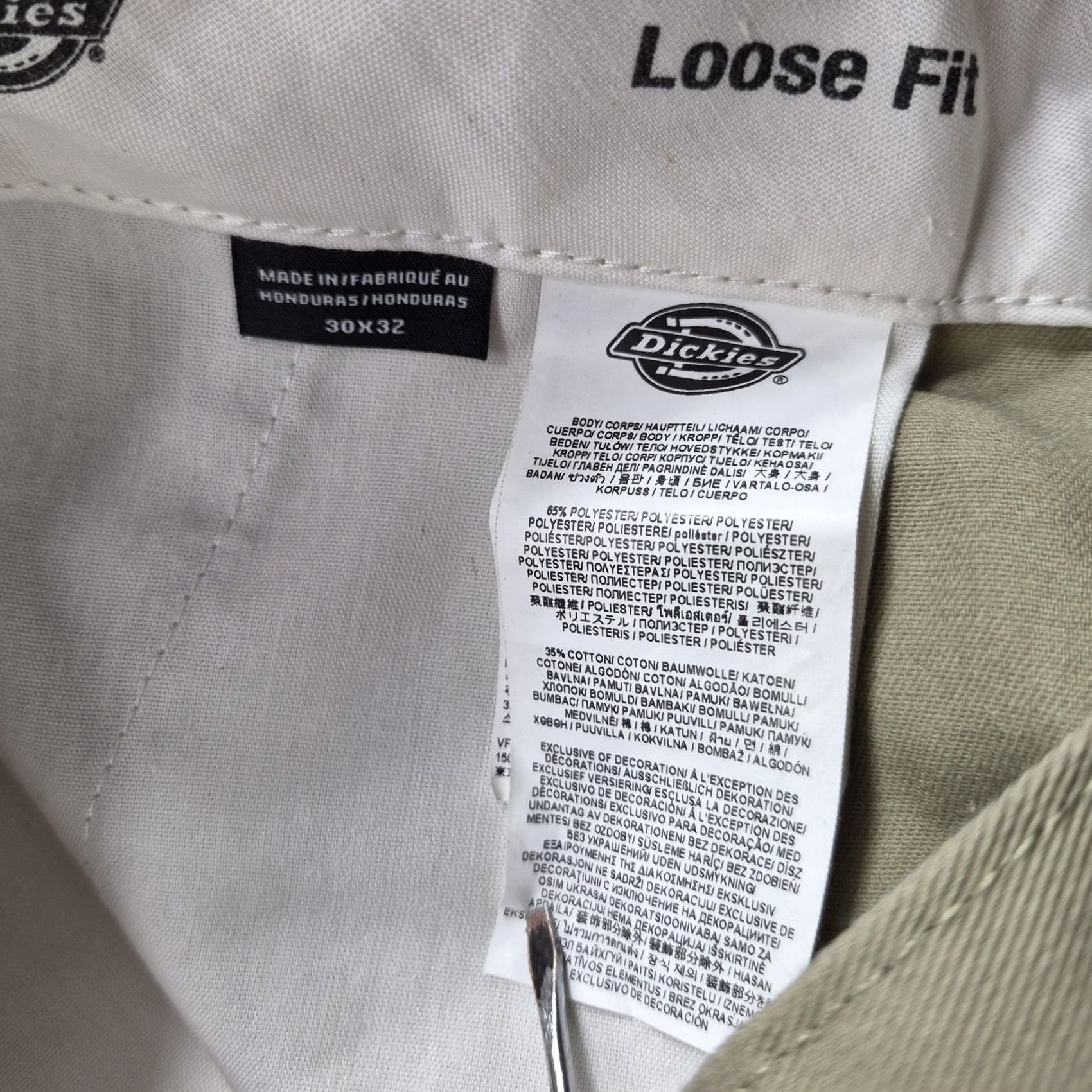 Dickies Dickies Pants Mens 30x32 Beige Carpenter Loose Fit Workwear Utility Double Knee Pants Mens 30x32 Beige Dickies Size US 30 / EU 46 - 5 Thumbnail