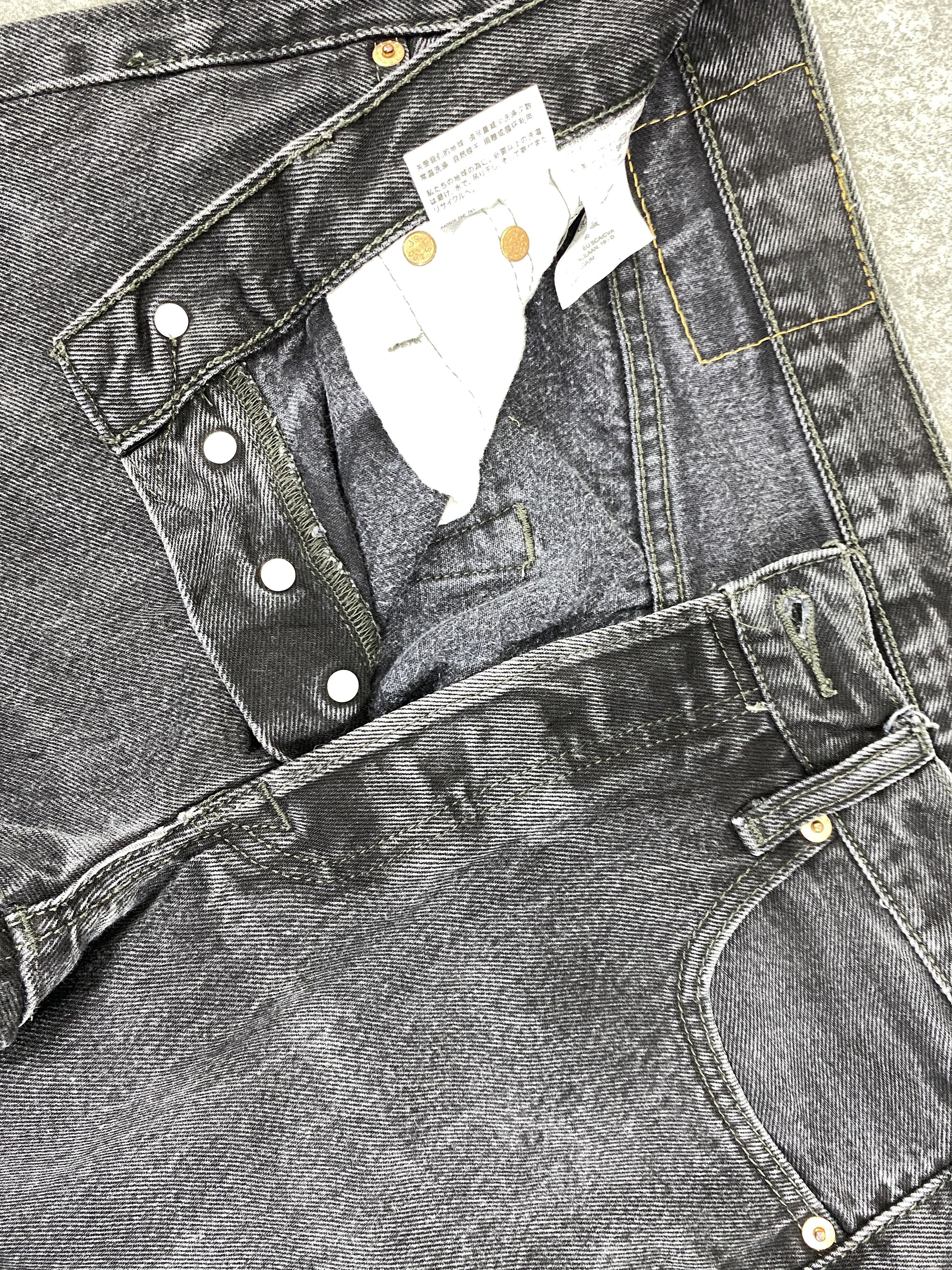 Levi's Black Vintage Levis 501 Jeans 30x30 - JN3150 Size US 30 / EU 46 - 7 Thumbnail