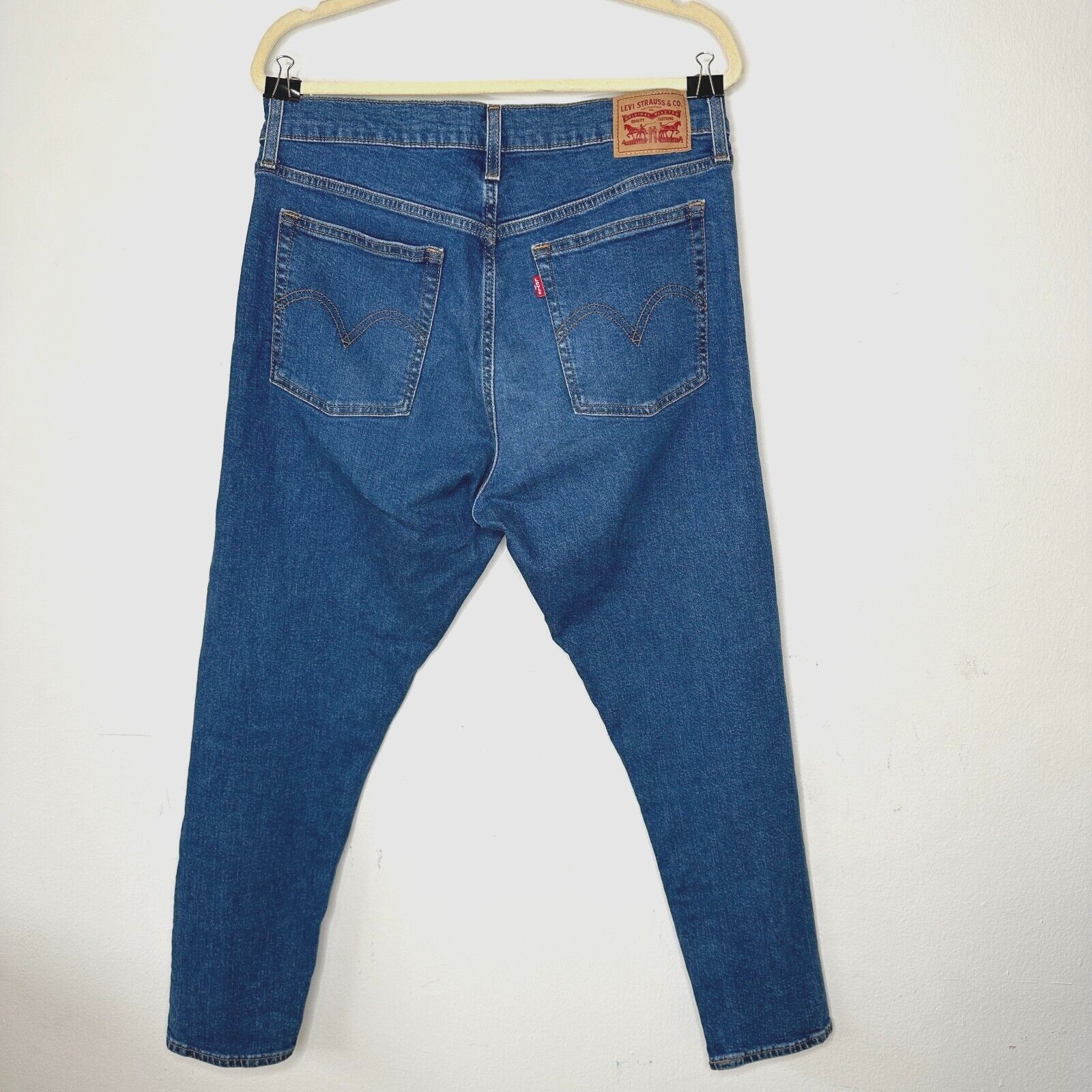 Levi's Levi's Medium Wash Wedgie Skinny High Rise Button Jean 32 Size 32" / US 10 / IT 46 - 2 Thumbnail