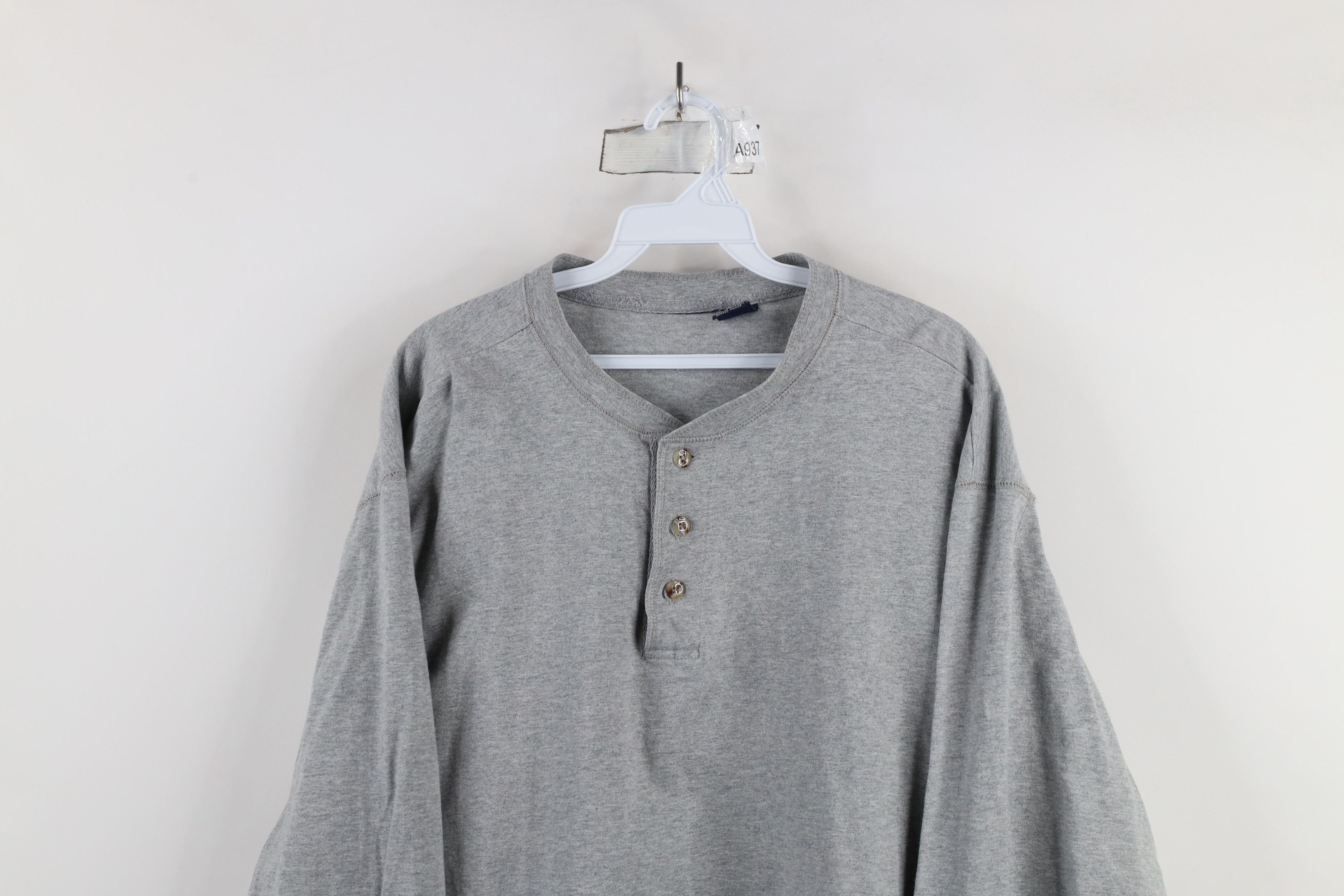 Vintage Vintage 90s Streetwear Heavyweight Long Sleeve T-Shirt Size US XXL / EU 58 / 5 - 2 Thumbnail