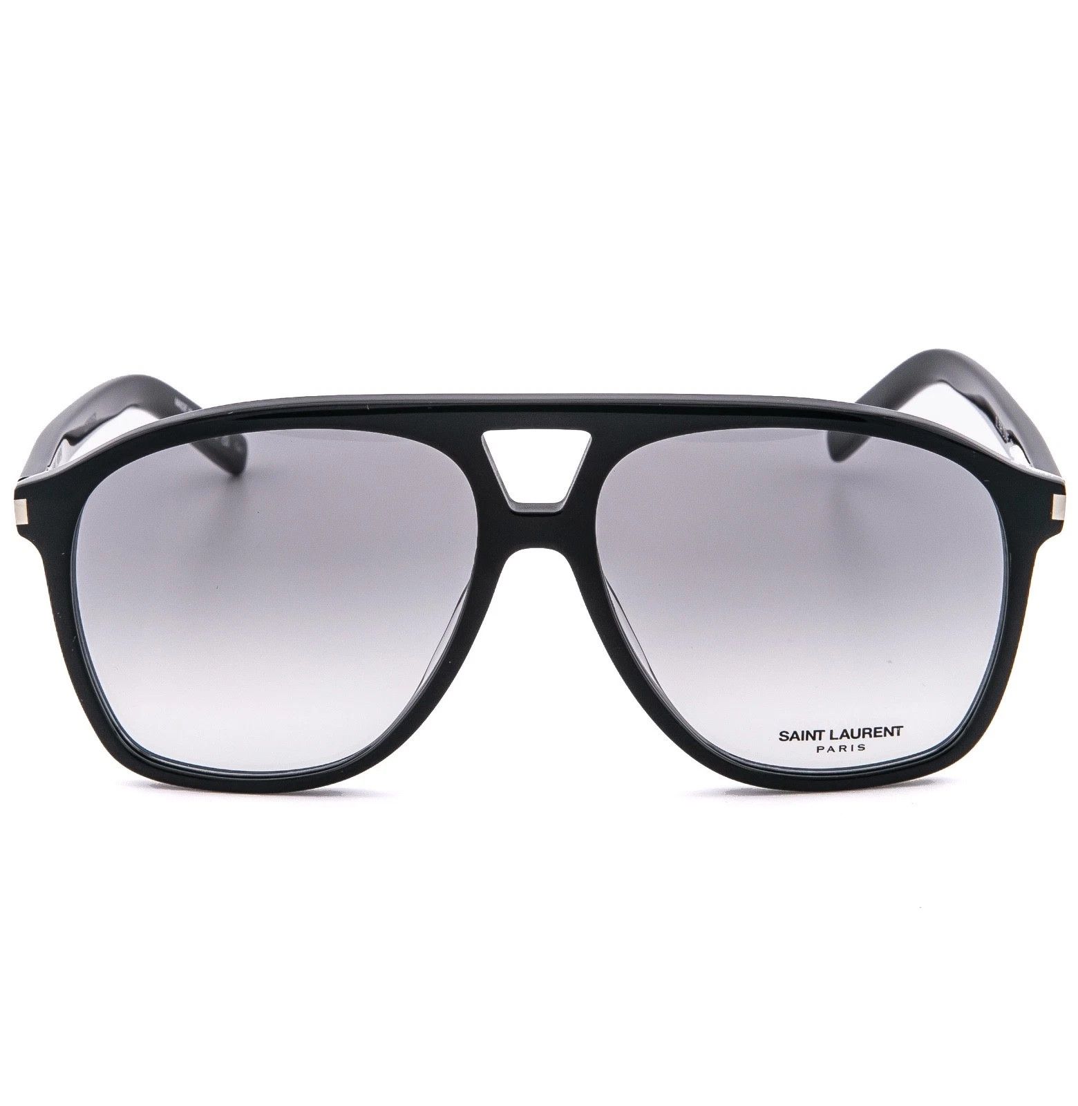 Saint Laurent Paris SAINT LAURENT DUNE SL 596 SL596 Black Aviator Sunglasses 006 Size ONE SIZE - 4 Thumbnail