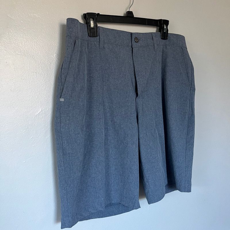 Adidas Adidas Men's Gray-Blue Shorts Size 36 Size US 36 / EU 52 - 2 Thumbnail