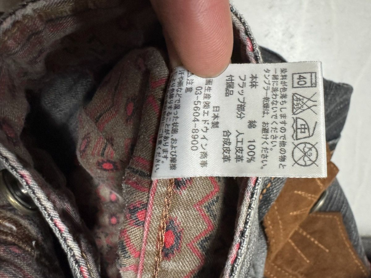 Japanese Brand 💥THRASHED💥90s STYLE EDWIN XV SICK SANDWASHED RARE FADES Size US 35 - 8 Thumbnail