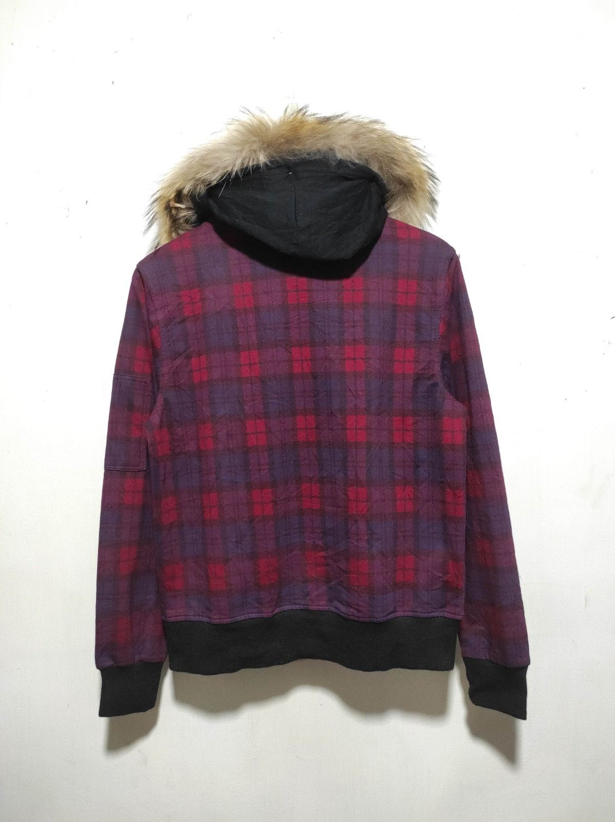 Hysteric Glamour Euroyal plaid zip fur hoodie Size US M / EU 48-50 / 2 - 11 Thumbnail